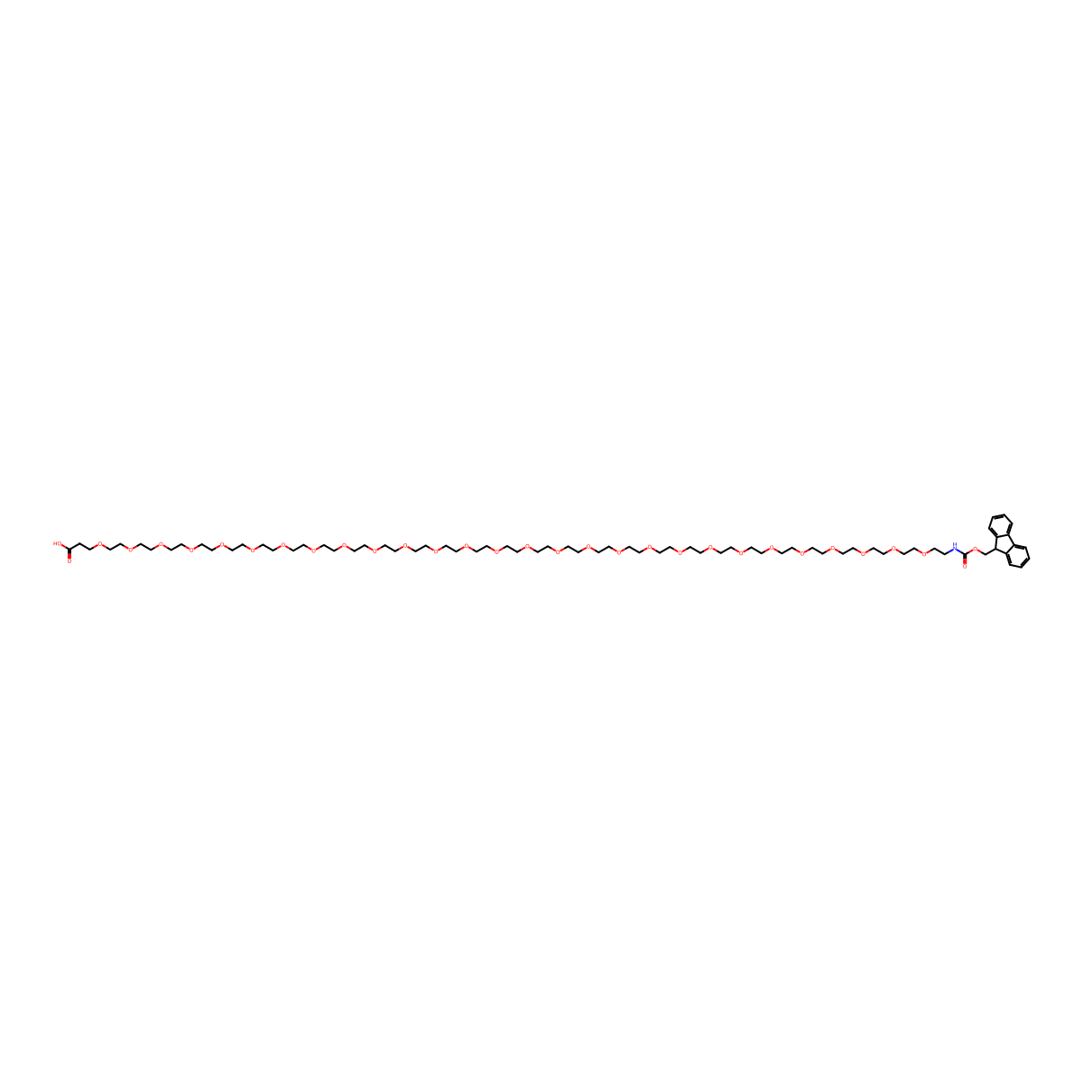 Fmoc-NH-PEG(27)-COOH molecular structure, CAS 2101605-02-9