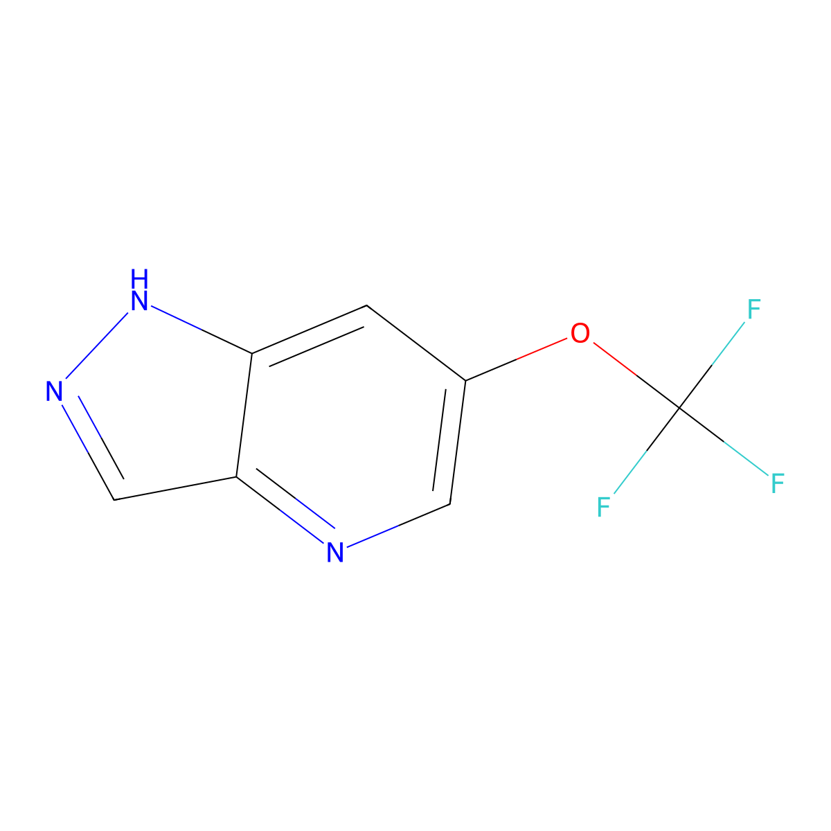 6-(Trifluoromethoxy)-1H-pyrazolo[4,3-B]pyridine molecular structure, CAS 2101740-43-4