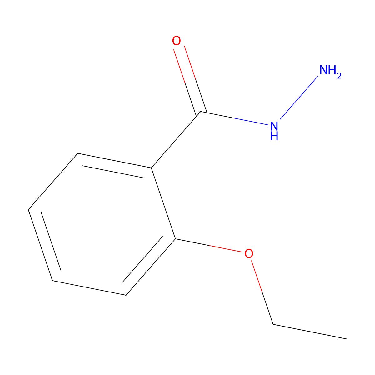 2-Ethoxybenzhydrazide molecular structure, CAS 21018-13-3