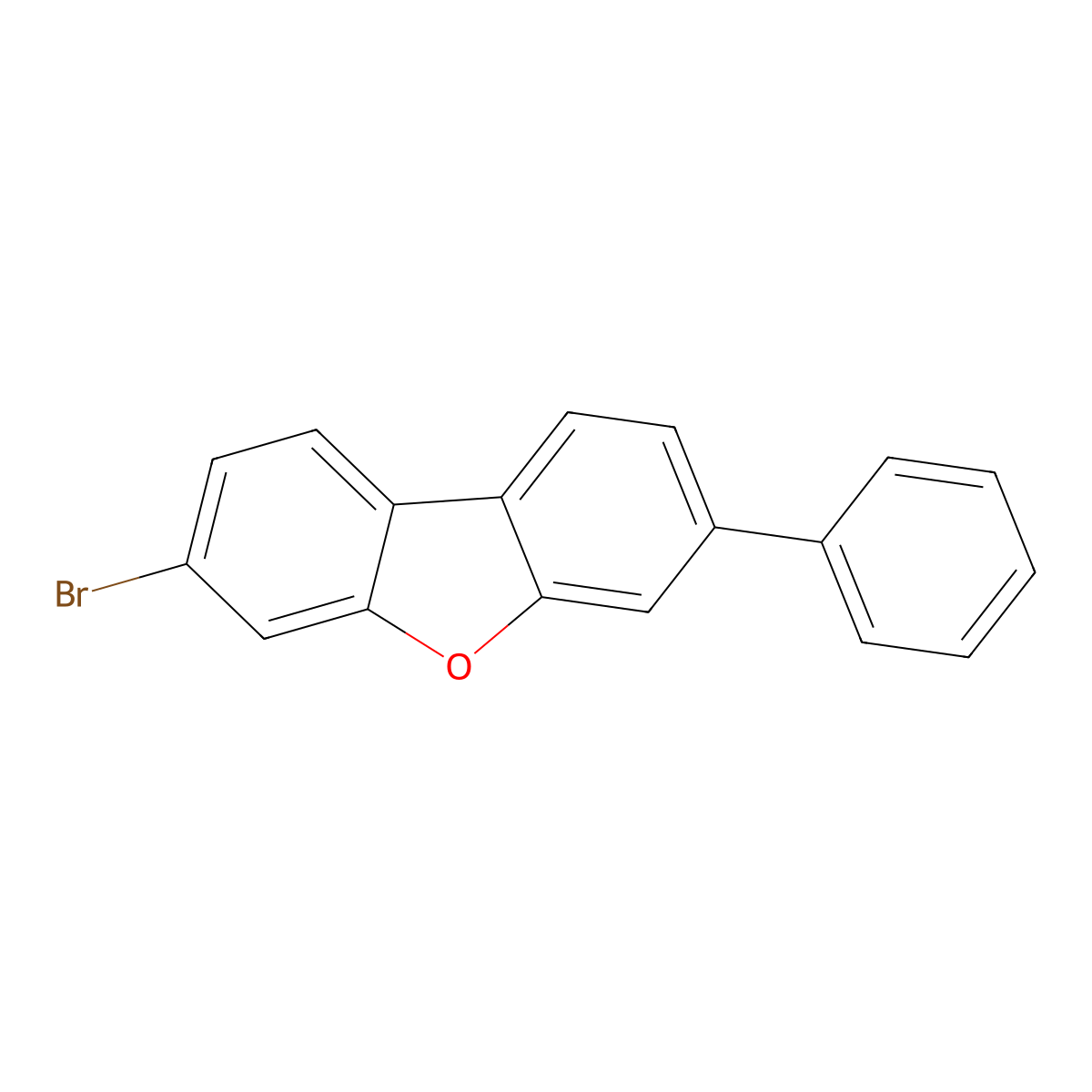 3-Bromo-7-phenyldibenzo[b,d]furan molecular structure, CAS 2101813-26-5