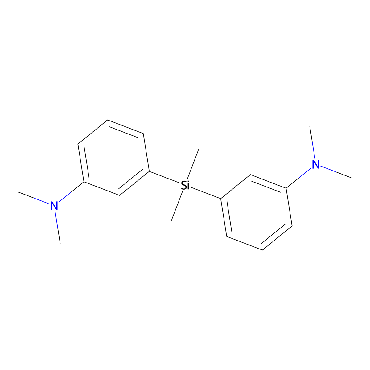 3,3'-(Dimethylsilanediyl)bis(N,N-dimethylaniline) molecular structure, CAS 2101958-80-7
