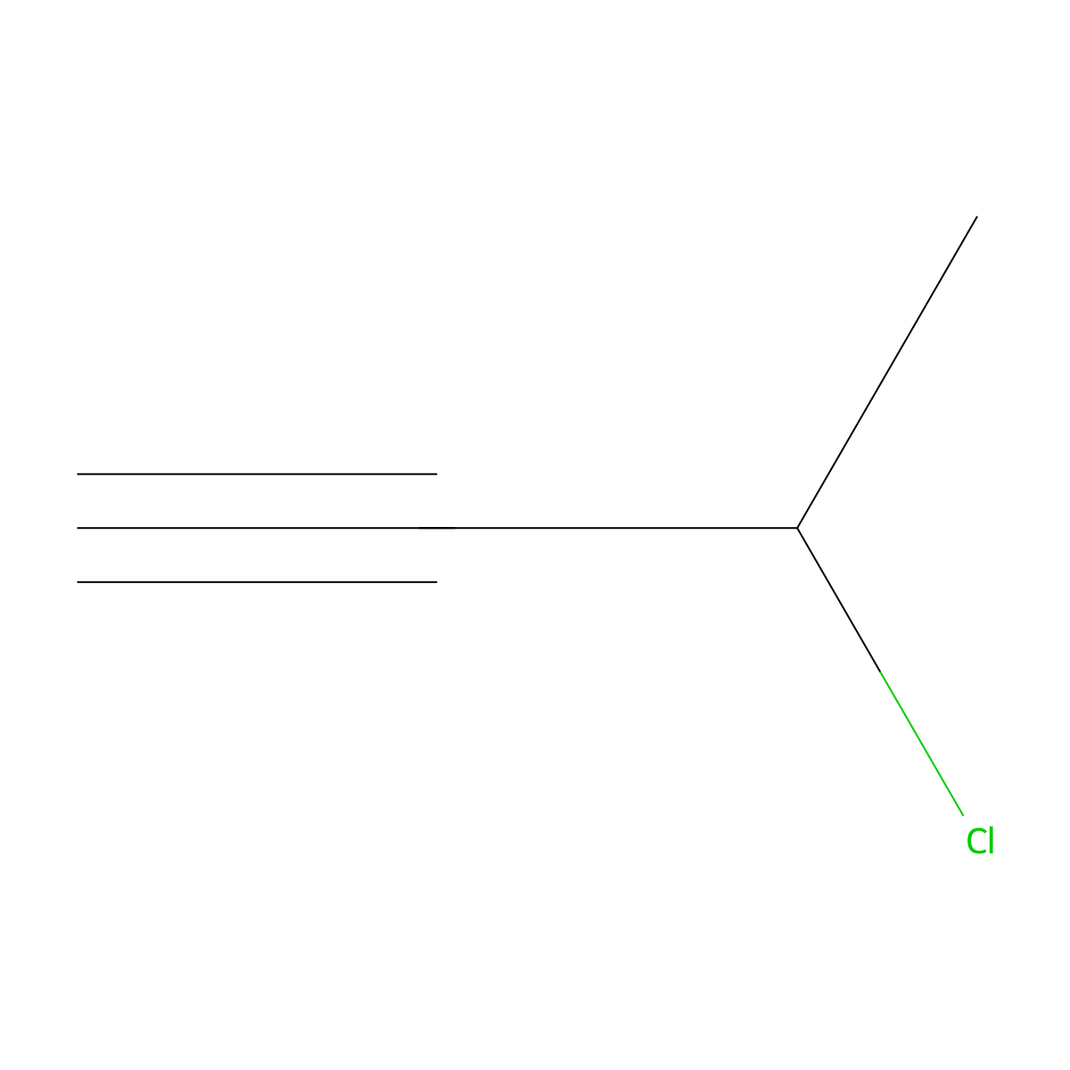 3-Chloro-1-butyne molecular structure, CAS 21020-24-6