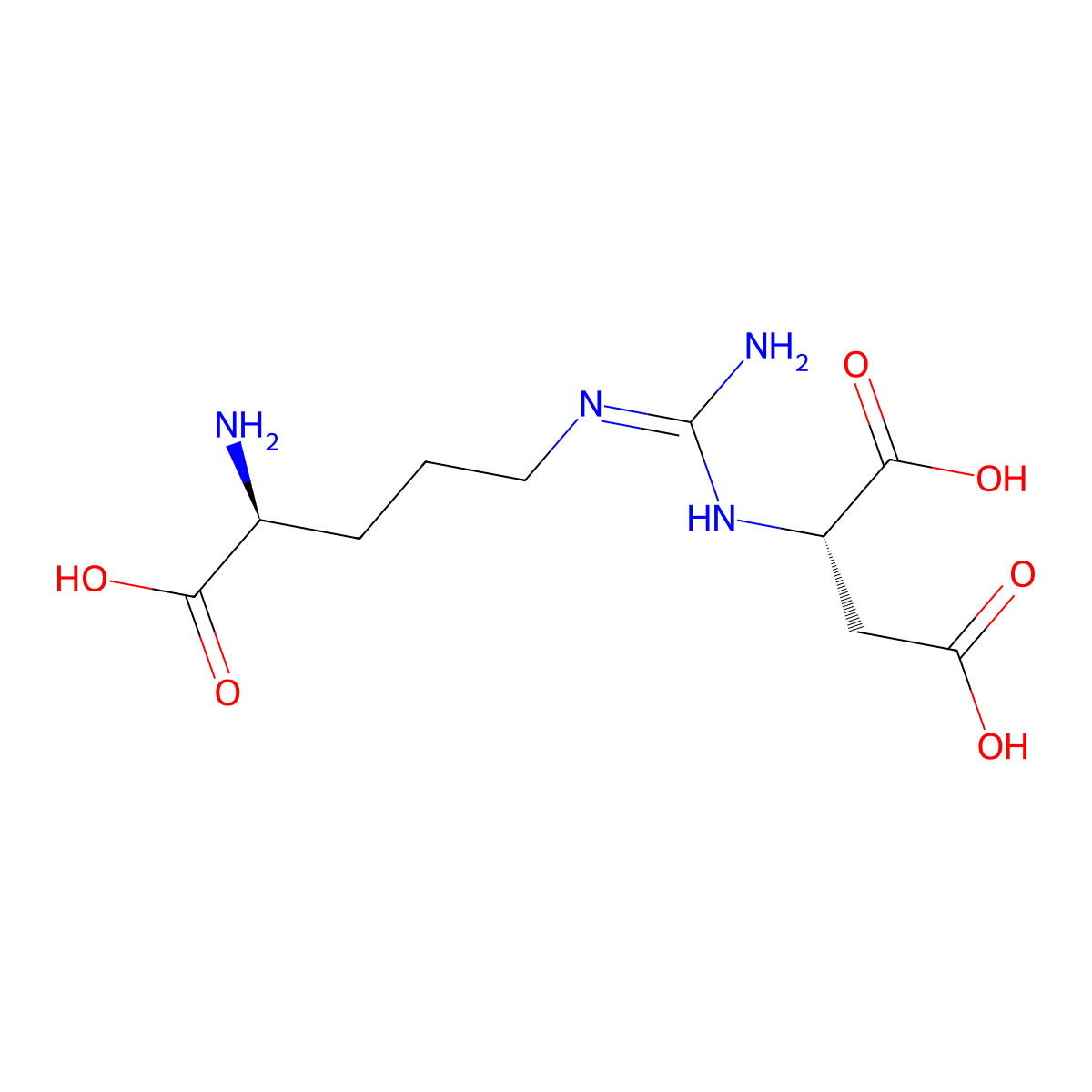 Argininosuccinic Acid molecular structure, CAS 21020-81-5