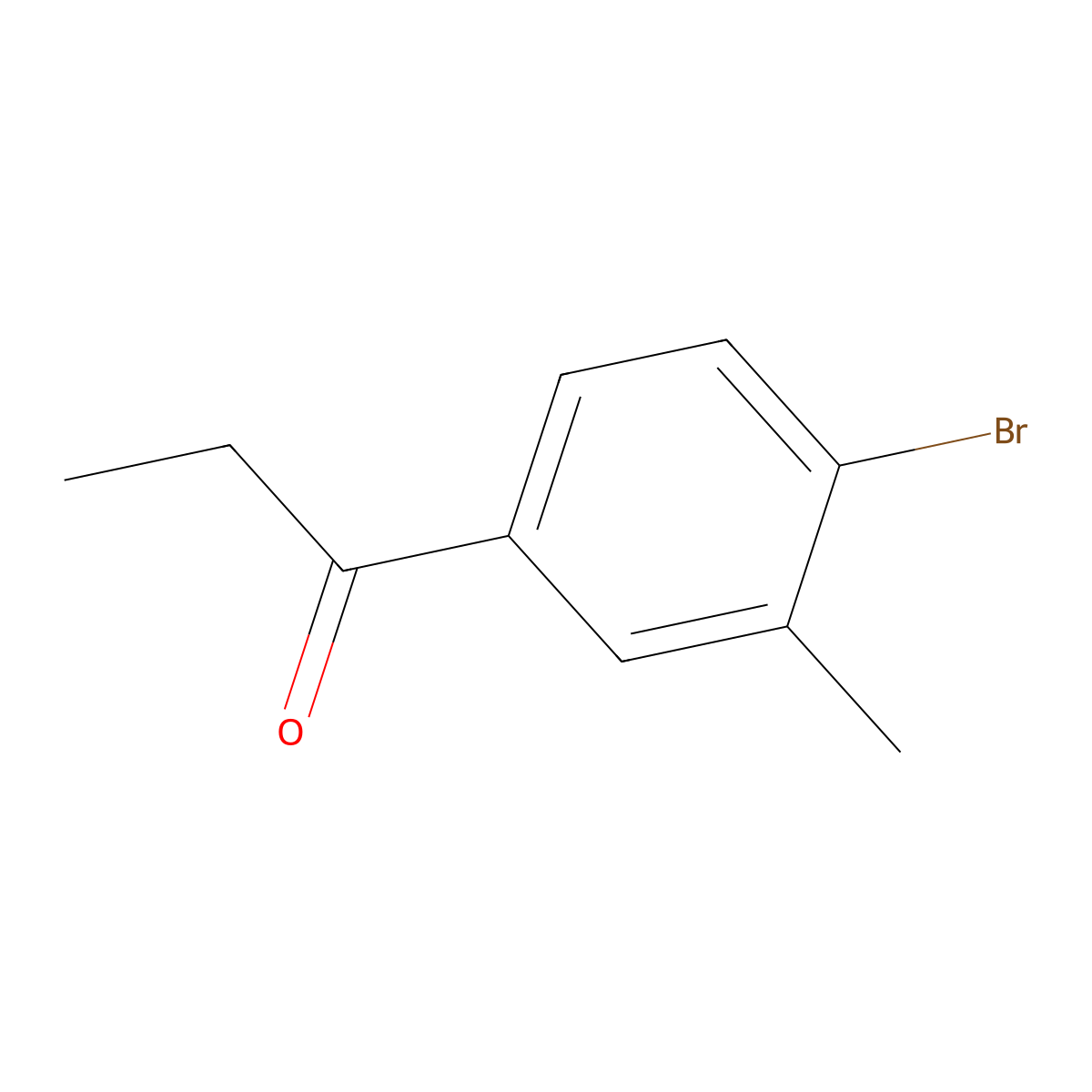 1-(4-Bromo-3-methylphenyl)propan-1-one molecular structure, CAS 210228-01-6