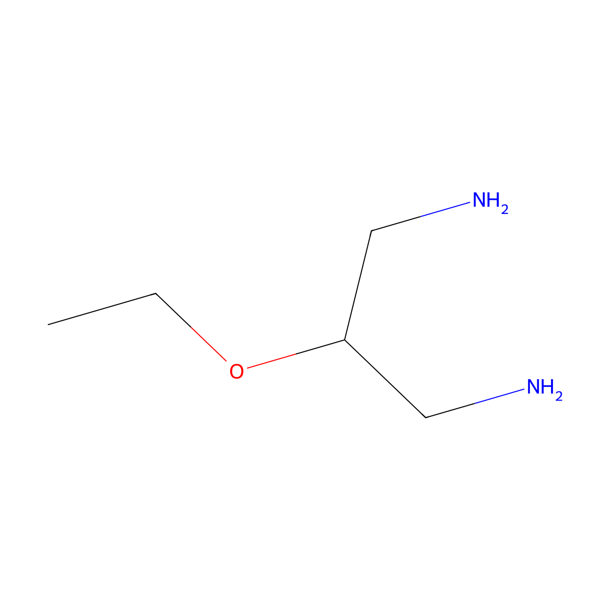 2-Ethoxypropane-1,3-diamine molecular structure, CAS 210232-59-0