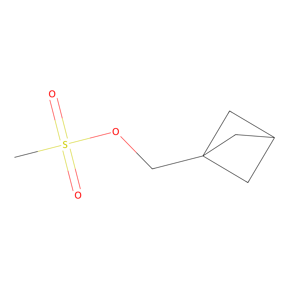 Bicyclo[1.1.1]pentane-1-methanol,1-methanesulfonate molecular structure, CAS 2102326-06-5
