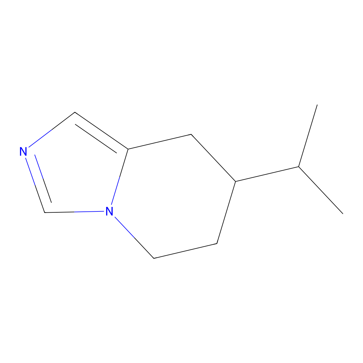 7-Isopropyl-5,6,7,8-tetrahydroimidazo[1,5-A]pyridine molecular structure, CAS 2102411-02-7