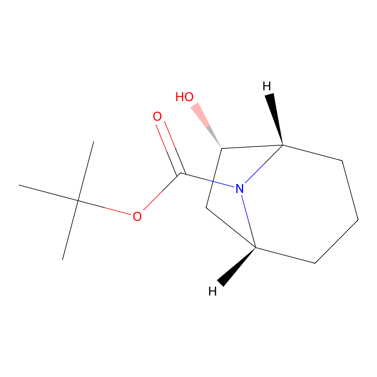 Endo-8-boc-6-hydroxy-8-azabicyclo[3.2.1]octane molecular structure, CAS 2102411-57-2