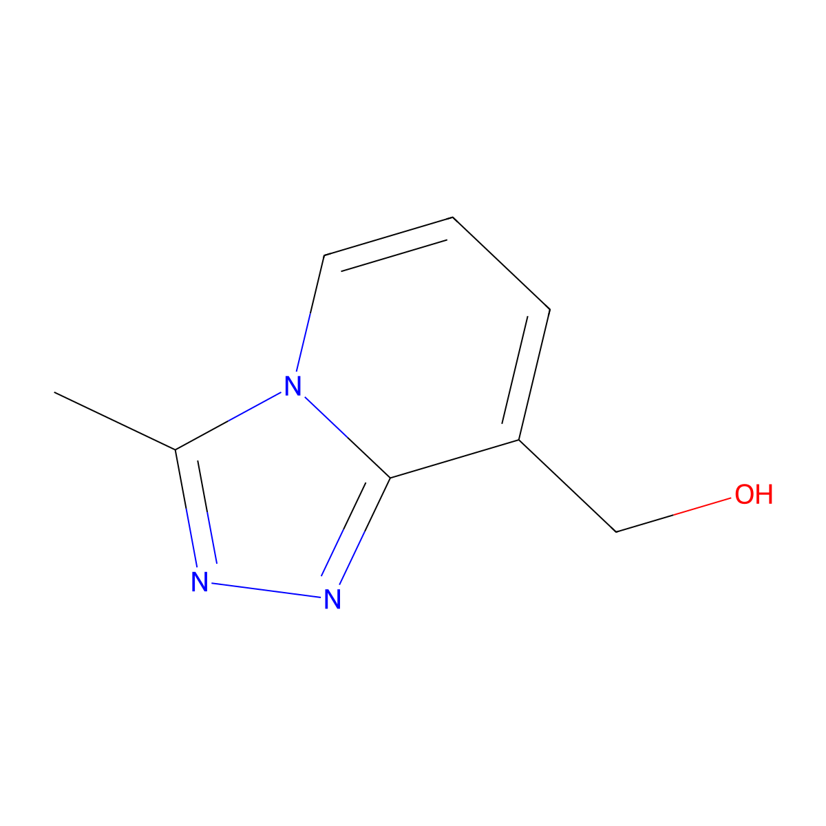 (3-Methyl-[1,2,4]triazolo[4,3-A]pyridin-8-YL)methanol molecular structure, CAS 2102411-85-6