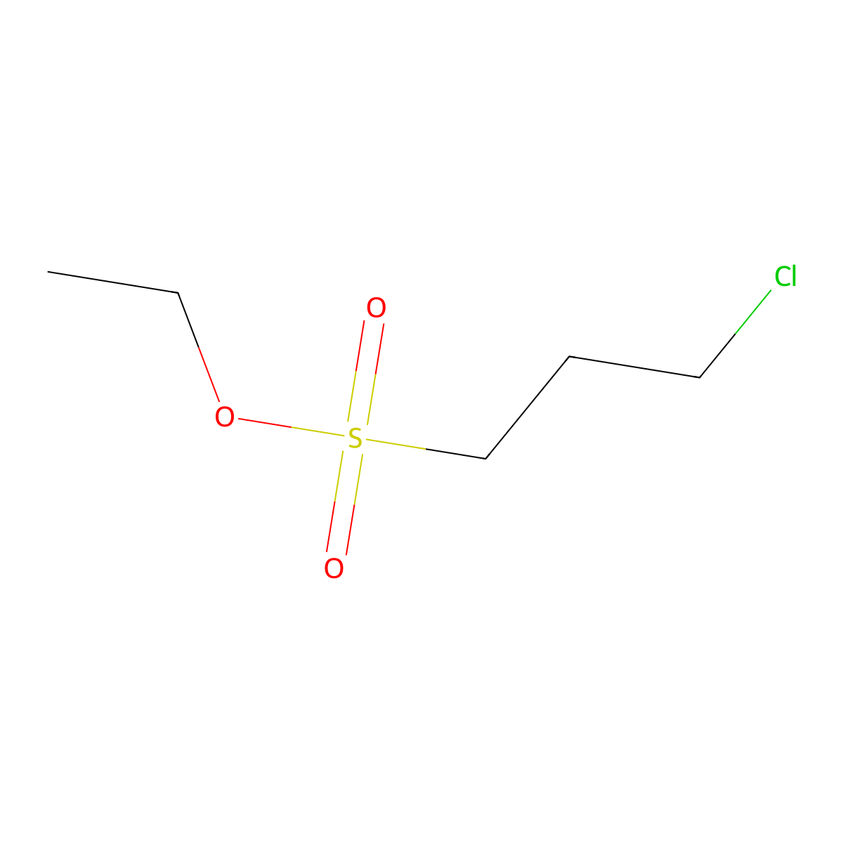 Ethyl 3-chloropropane-1-sulfonate molecular structure, CAS 2102412-63-3