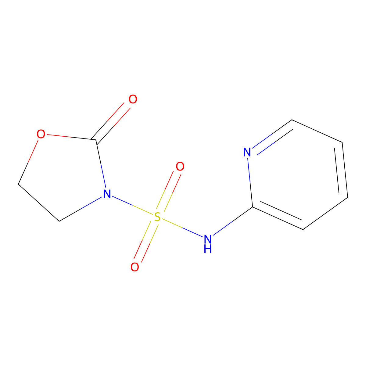 2-Oxo-N-(pyridin-2-YL)oxazolidine-3-sulfonamide molecular structure, CAS 2102412-66-6