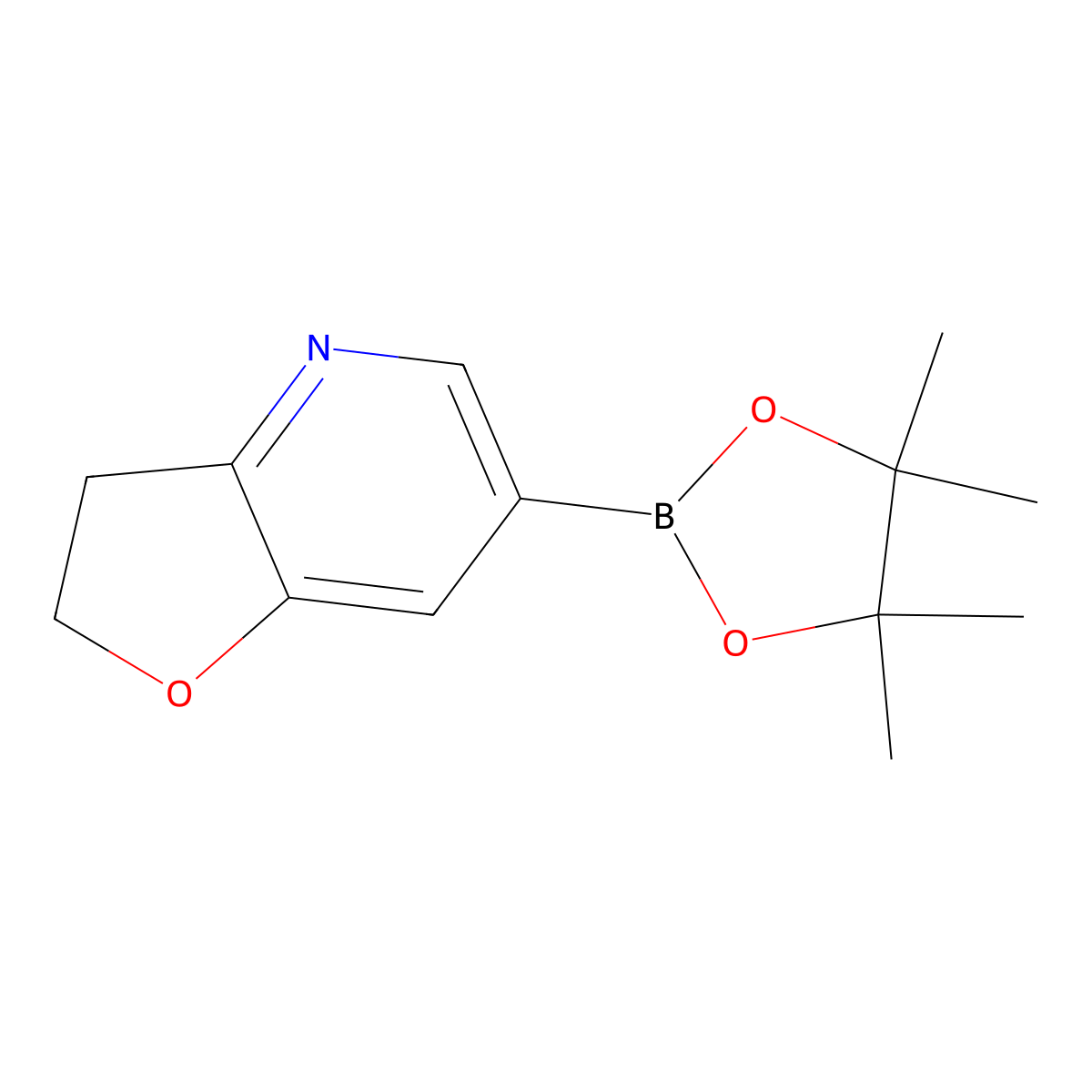 2,3-Dihydrofuro[3,2-b]pyridine-6-boronic Acid Pinacol Ester molecular structure, CAS 2102491-24-5