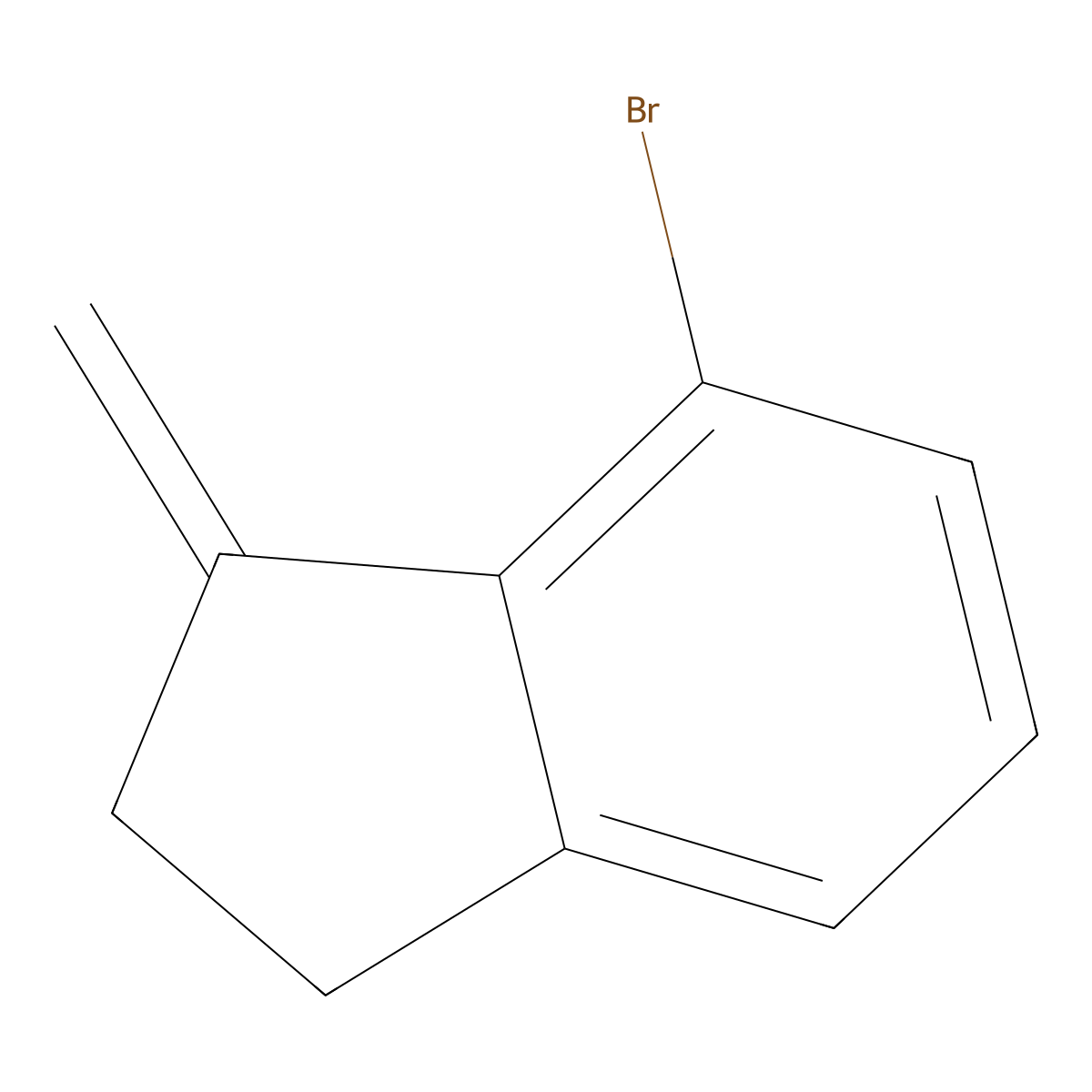 7-Bromo-1-methylene-2,3-dihydro-1H-indene molecular structure, CAS 2102608-02-4