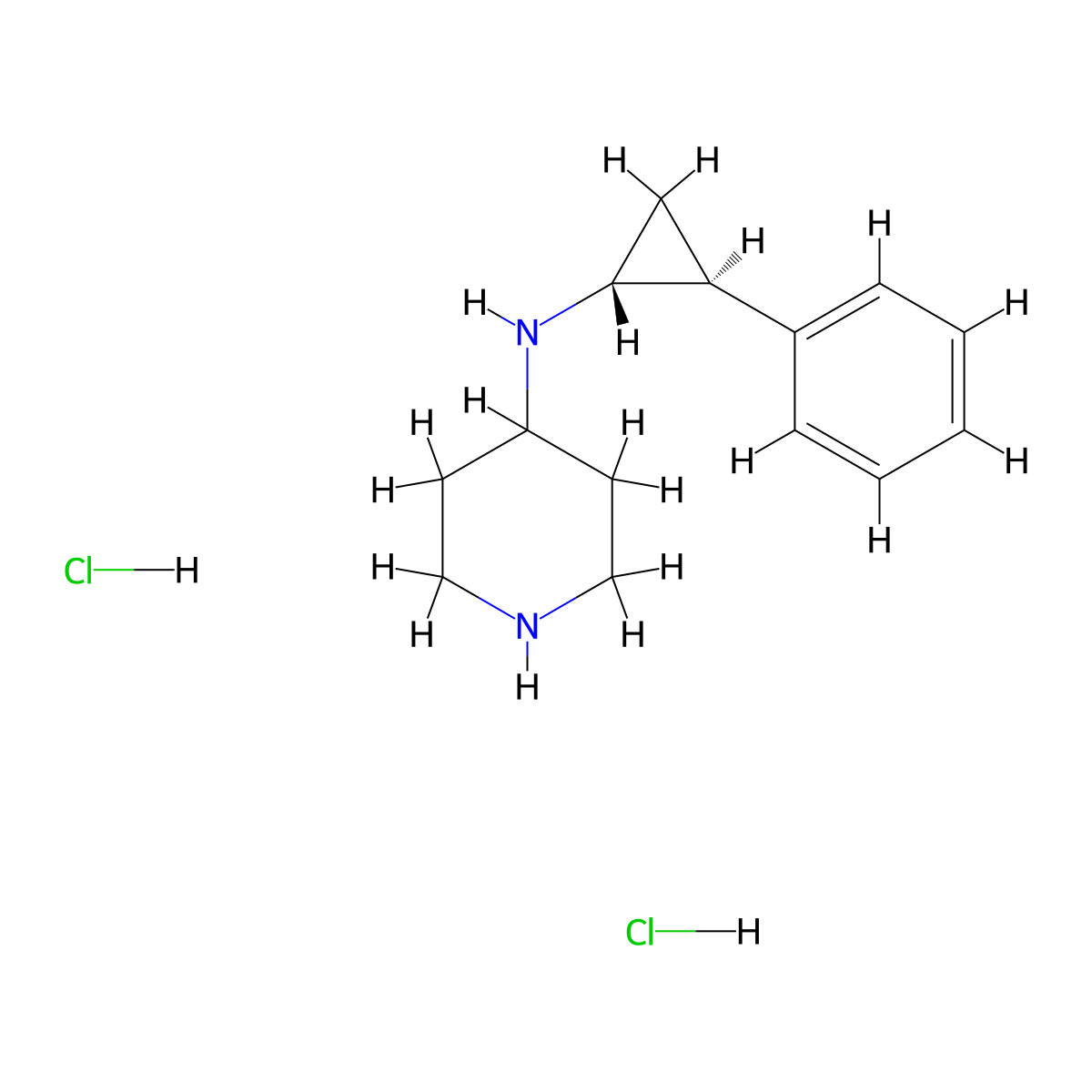 GSK-LSD1 Dihydrochloride molecular structure, CAS 2102933-95-7