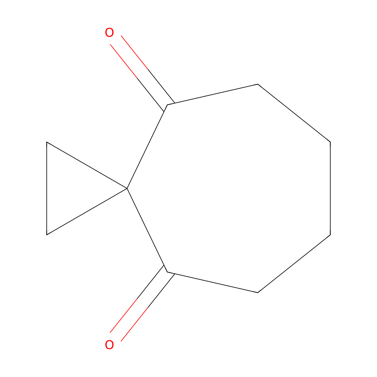 Spiro[2.6]nonane-4,9-dione molecular structure, CAS 2103179-91-3
