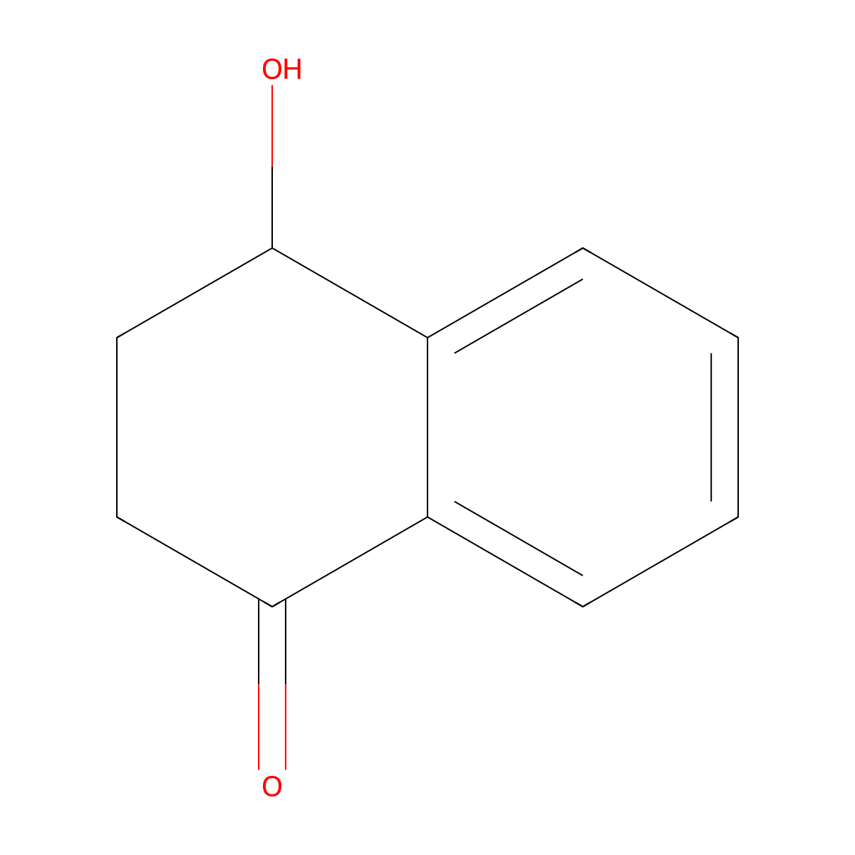 4-Hydroxy-1-tetralone molecular structure, CAS 21032-12-2