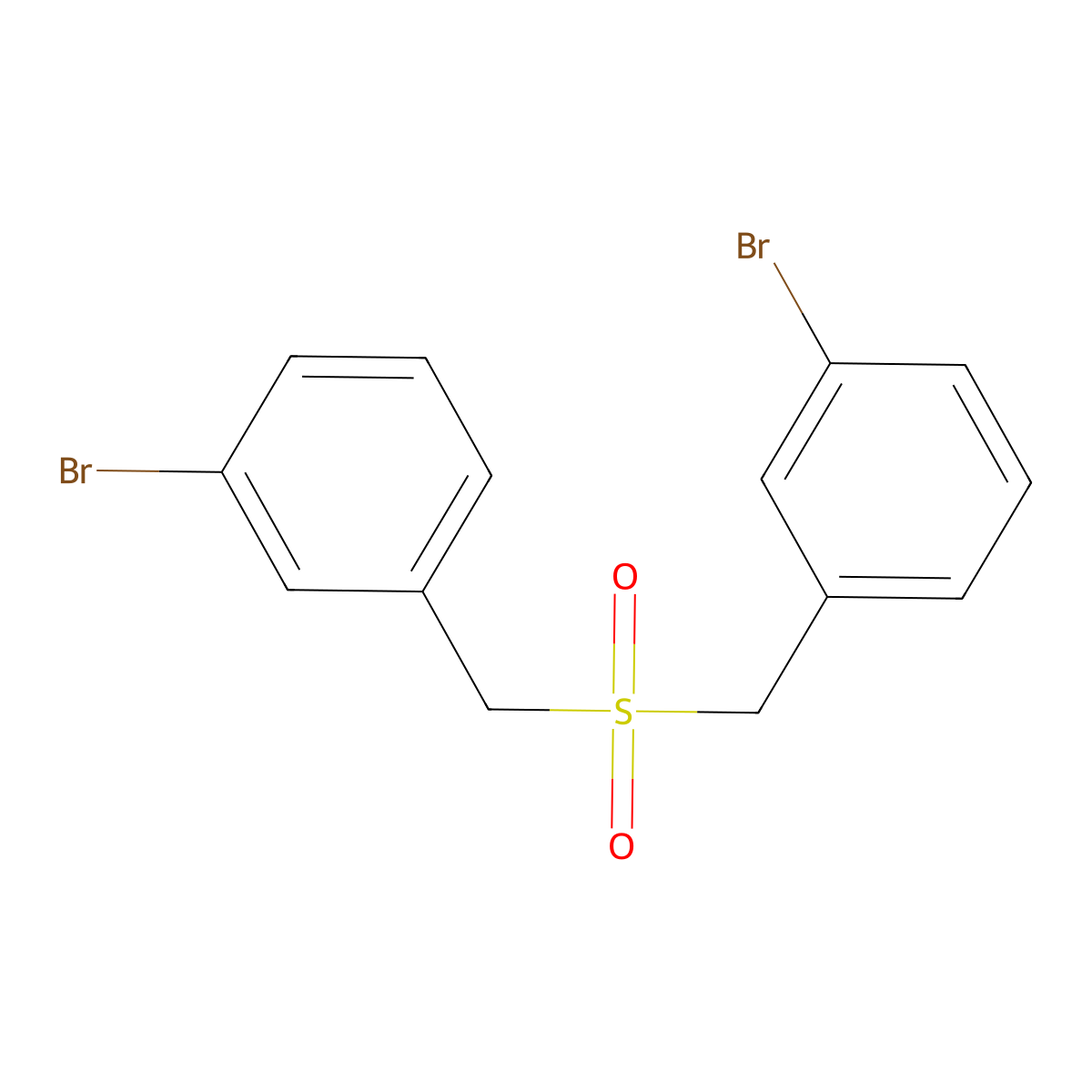 3-Bromophenylmethyl sulphone molecular structure, CAS 2103397-27-7