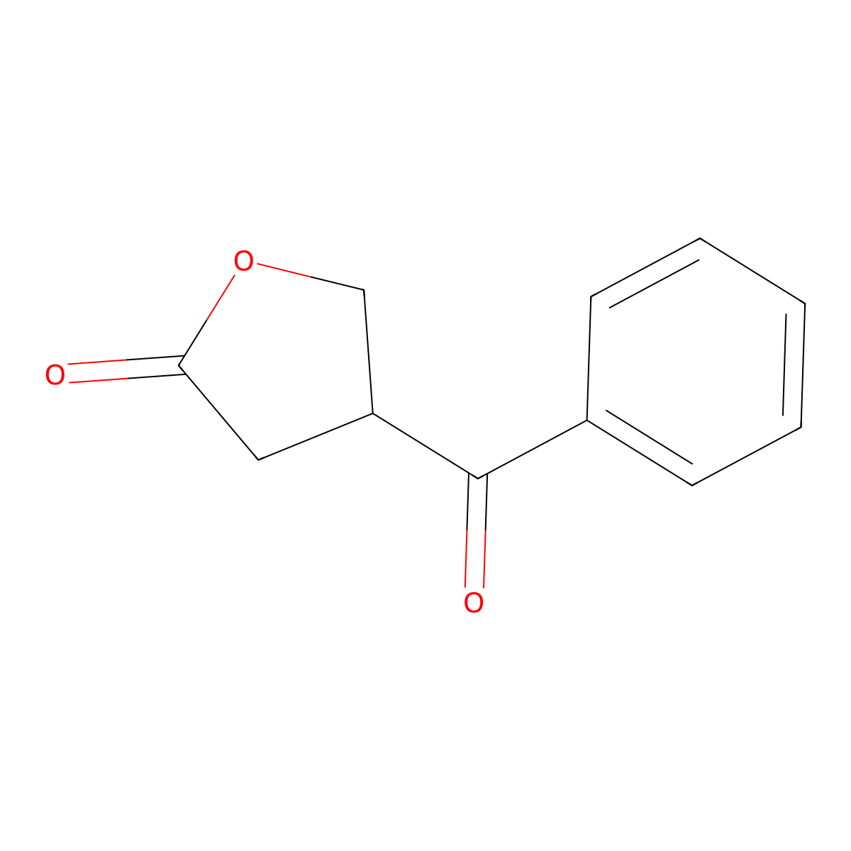 4-Benzoyldihydro-3H-furan-2-one molecular structure, CAS 21034-22-0