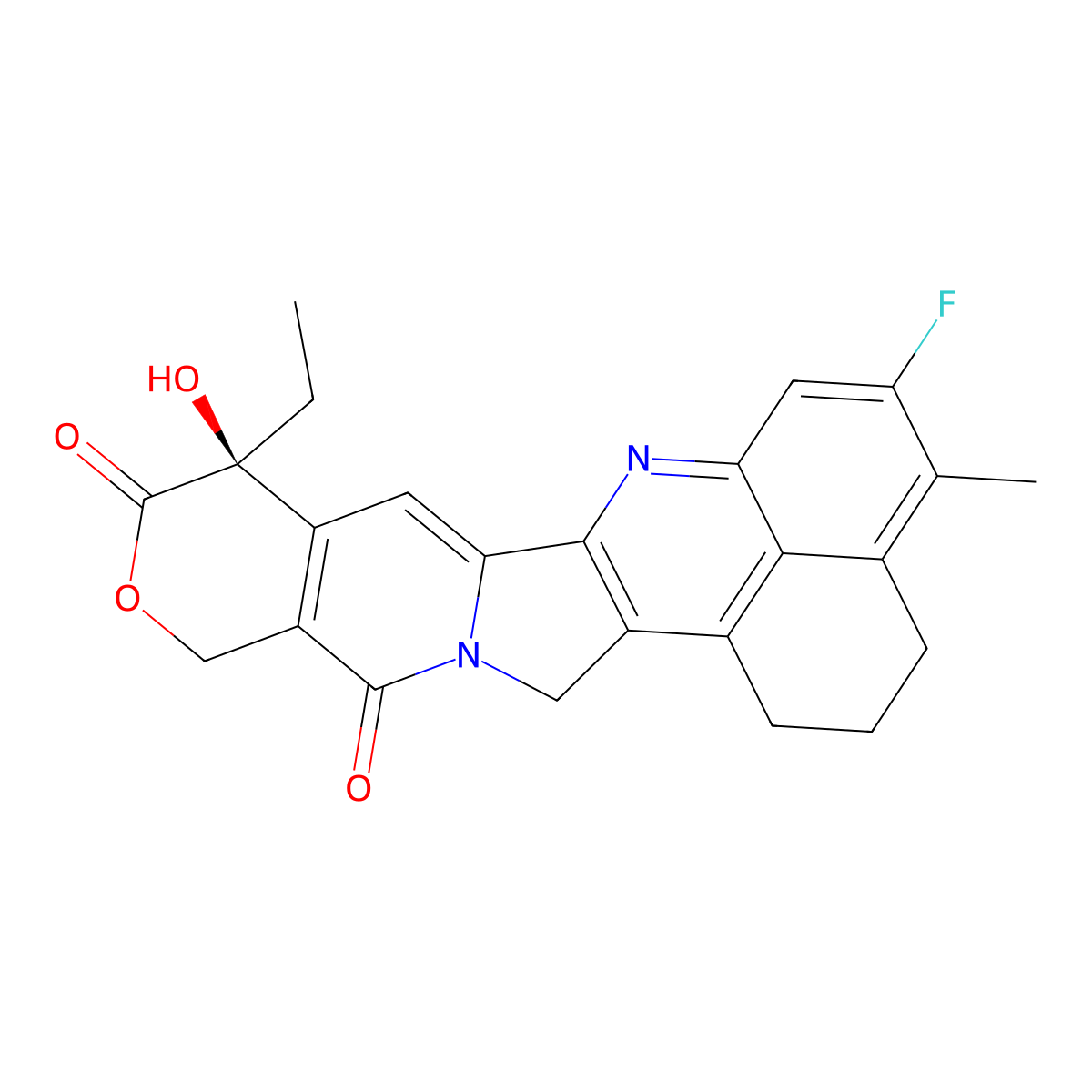 Topoisomerase I inhibitor 8 molecular structure, CAS 210346-40-0