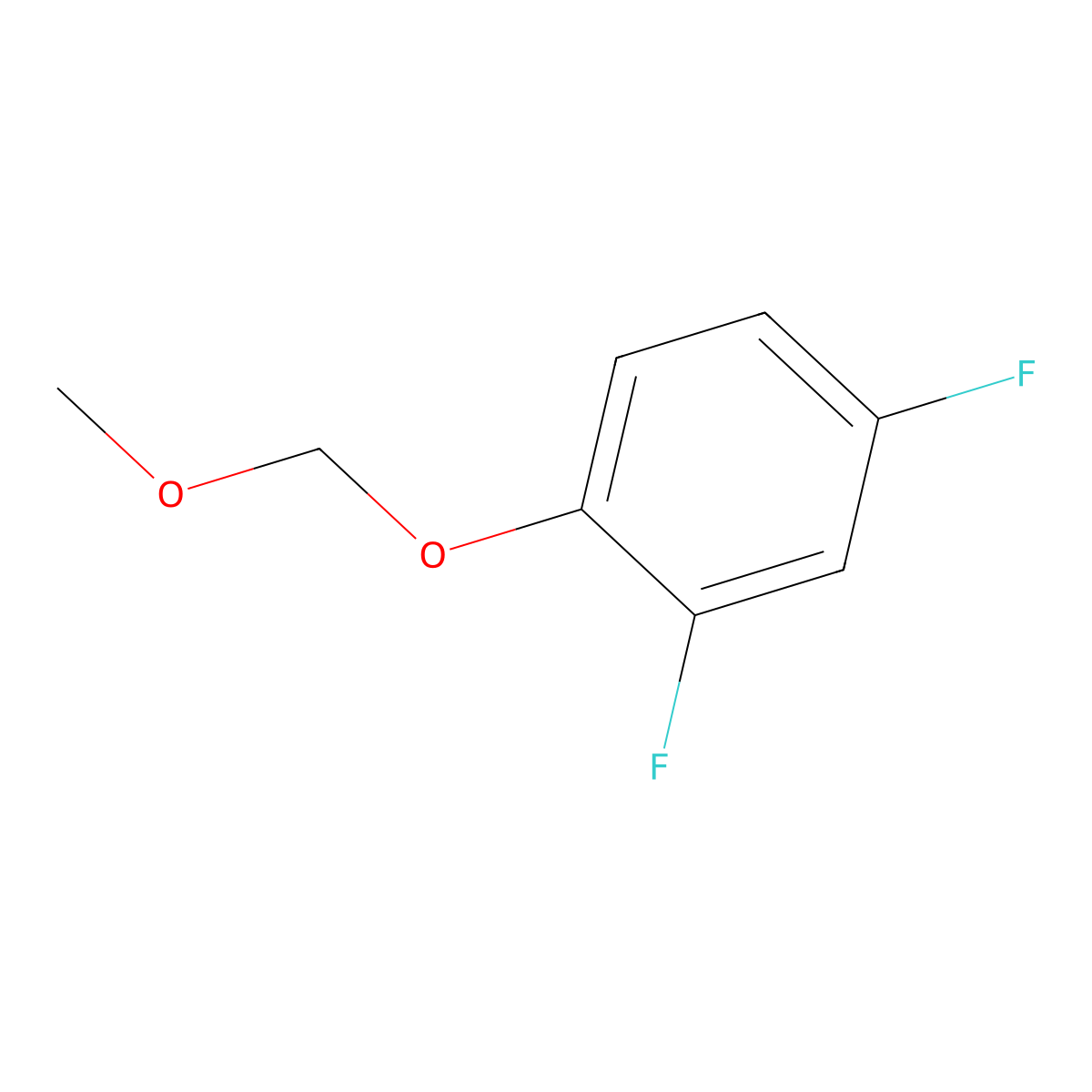 2,4-Difluoro-1-(methoxymethoxy)benzene molecular structure, CAS 210350-62-2