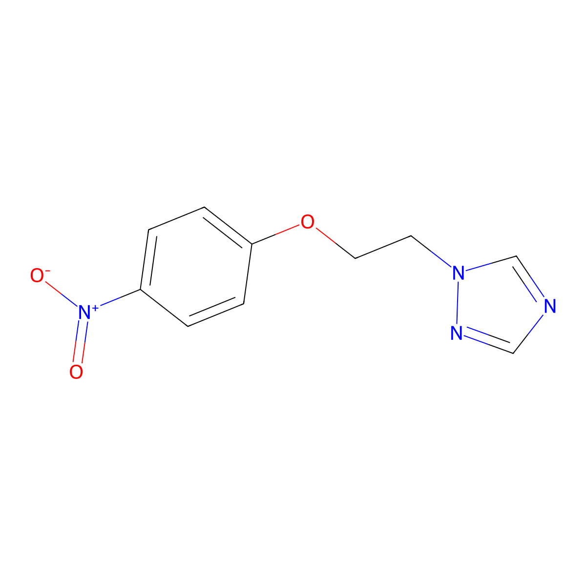 1-[2-(4-Nitrophenoxy)ethyl]-1,2,4-triazole molecular structure, CAS 210364-77-5