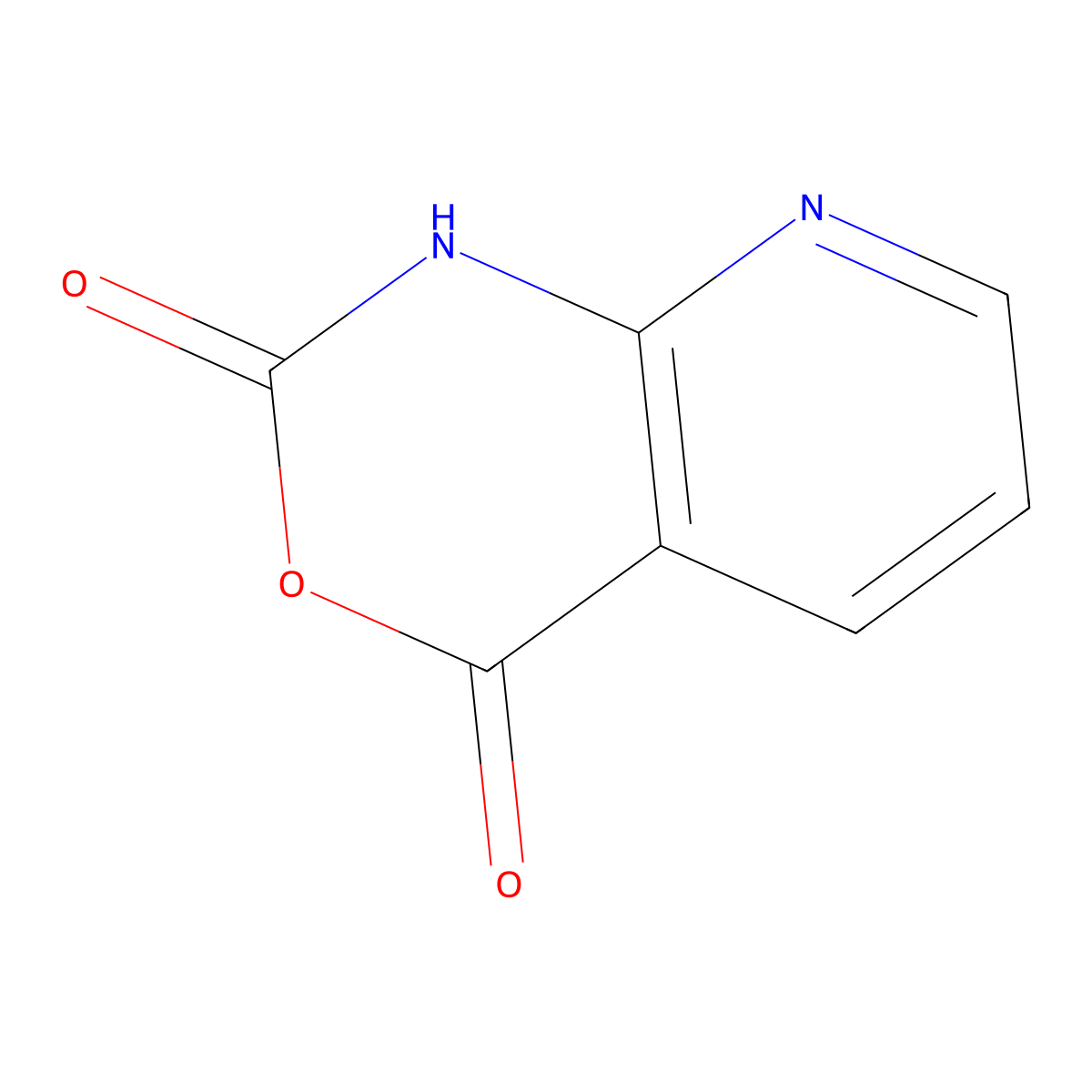 3-Azaisatoic anhydride molecular structure, CAS 21038-63-1