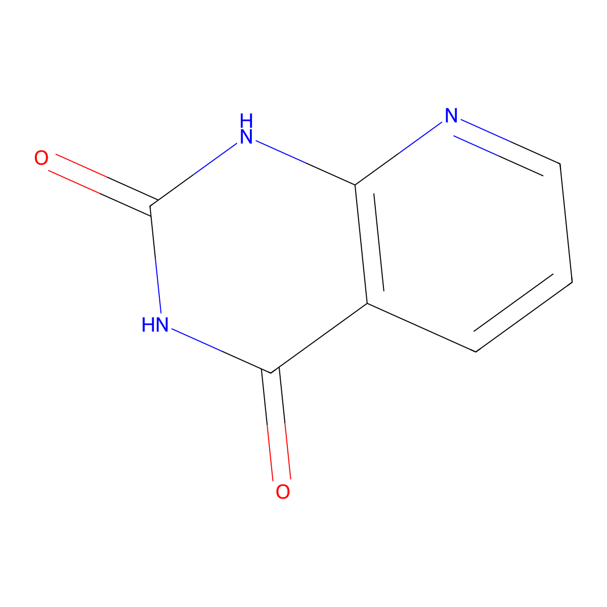 1H-Pyrido[2,3-d]pyrimidine-2,4-dione molecular structure, CAS 21038-66-4