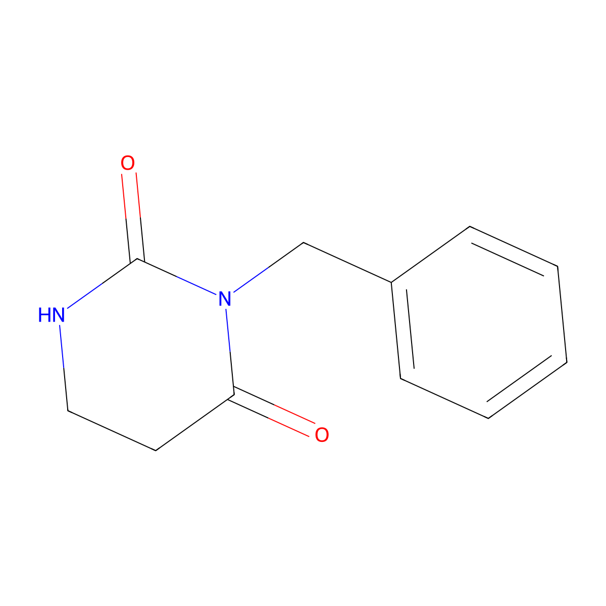 3-Benzyldihydropyrimidine-2,4(1H,3H)-dione molecular structure, CAS 21038-70-0