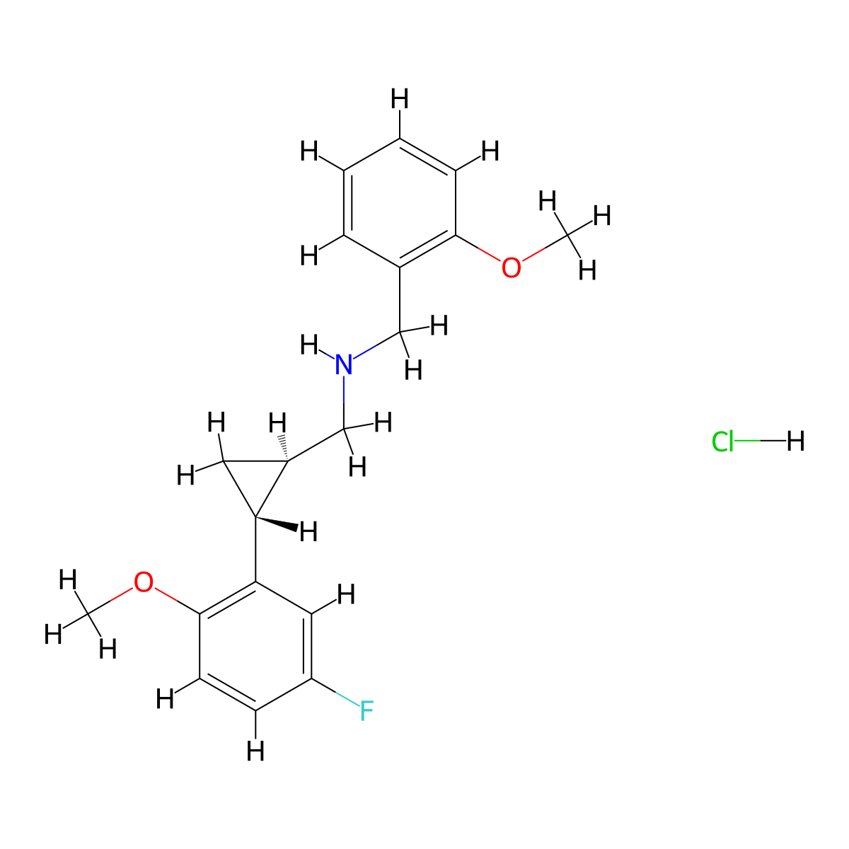 (-)-5-HT2C agonist-3 molecular structure, CAS 2104810-16-2