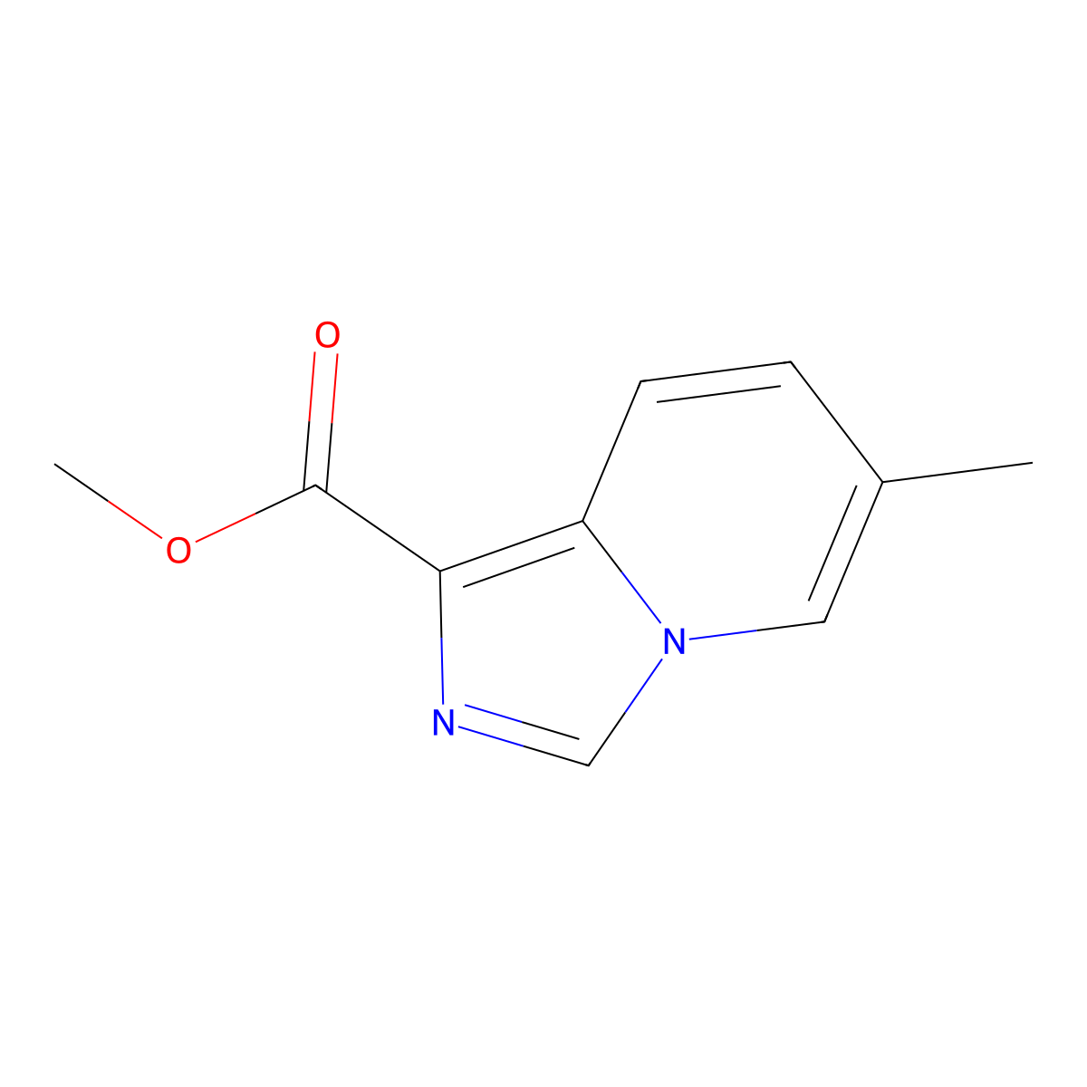 Methyl 6-methylimidazo[1,5-a]pyridine-1-carboxylate molecular structure, CAS 2104923-68-2