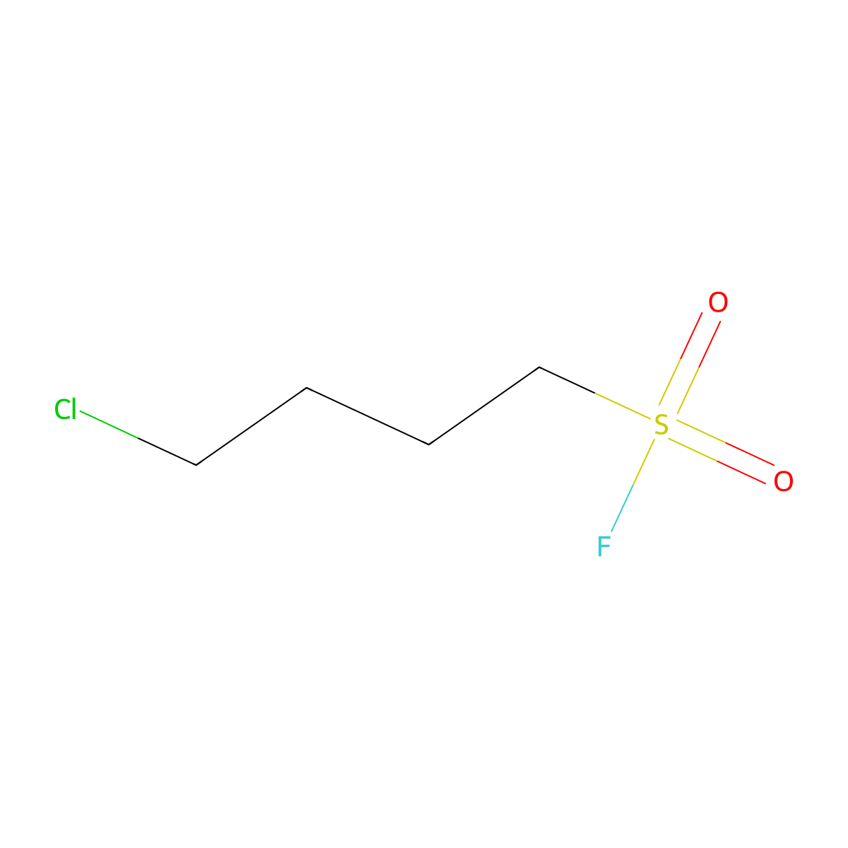 4-Chlorobutane-1-sulfonyl fluoride molecular structure, CAS 2105-83-1
