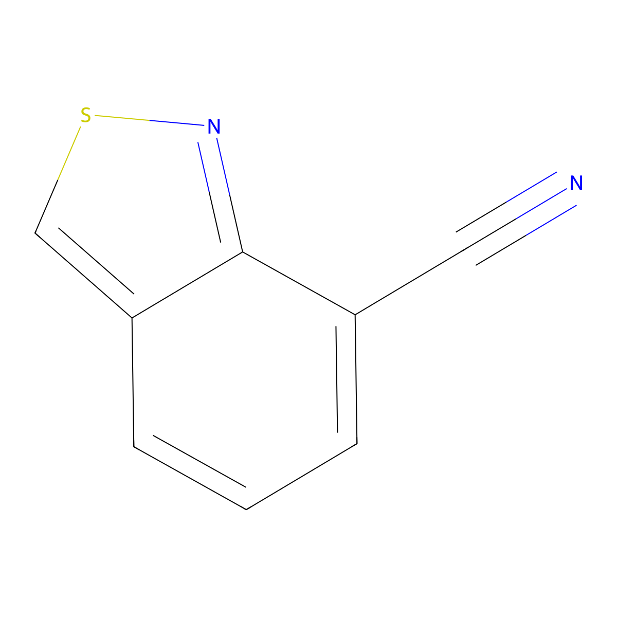 Benzo[c]isothiazole-7-carbonitrile molecular structure, CAS 2105197-37-1