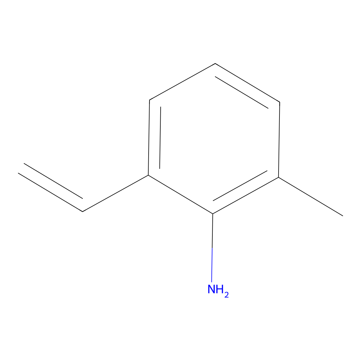 2-Methyl-6-vinylaniline molecular structure, CAS 210536-43-9