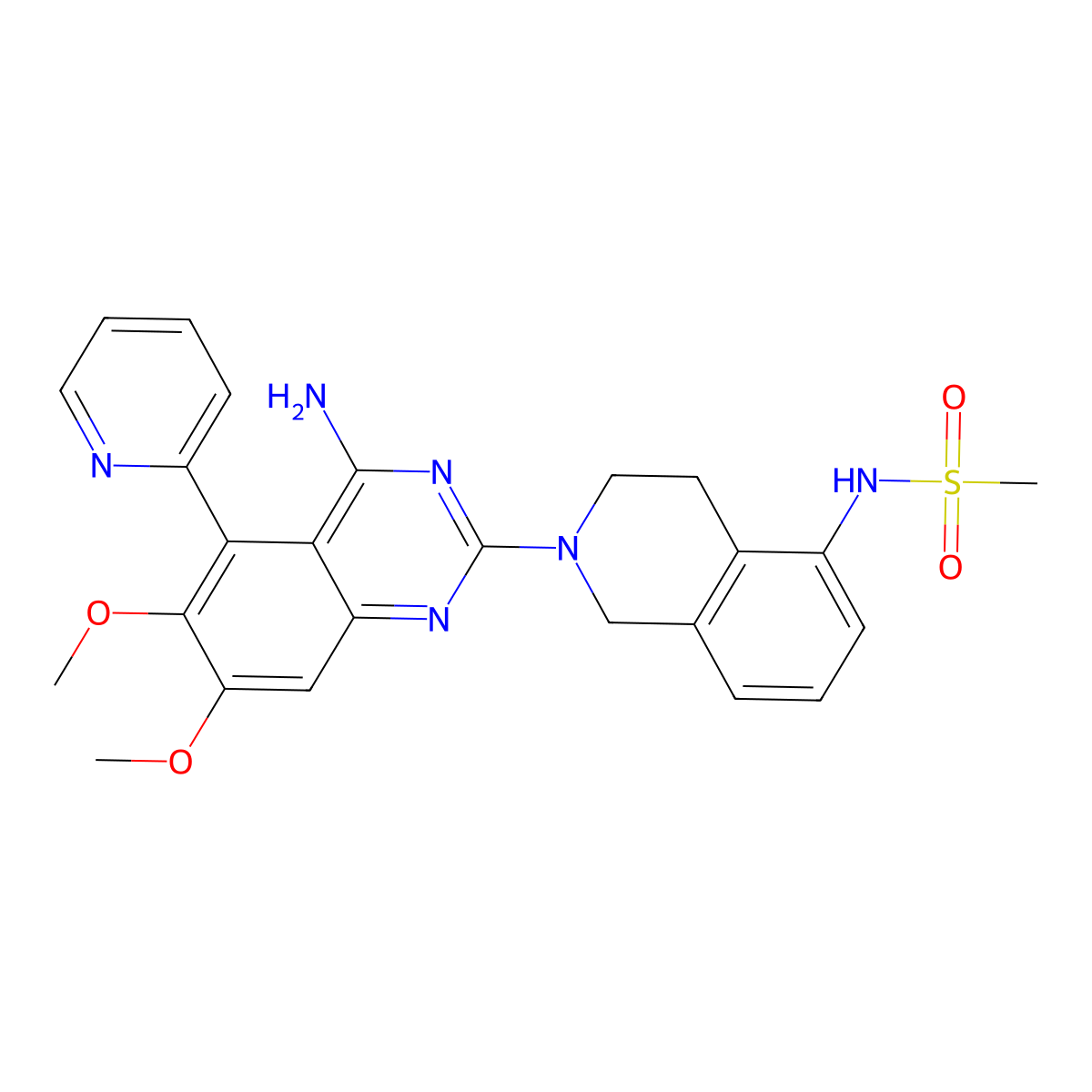 Taprizosin molecular structure, CAS 210538-44-6