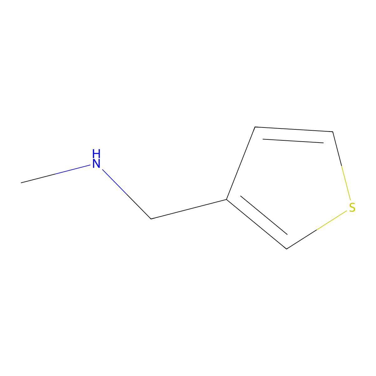N-Methyl-3-Thiophenemethanamine molecular structure, CAS 210552-07-1
