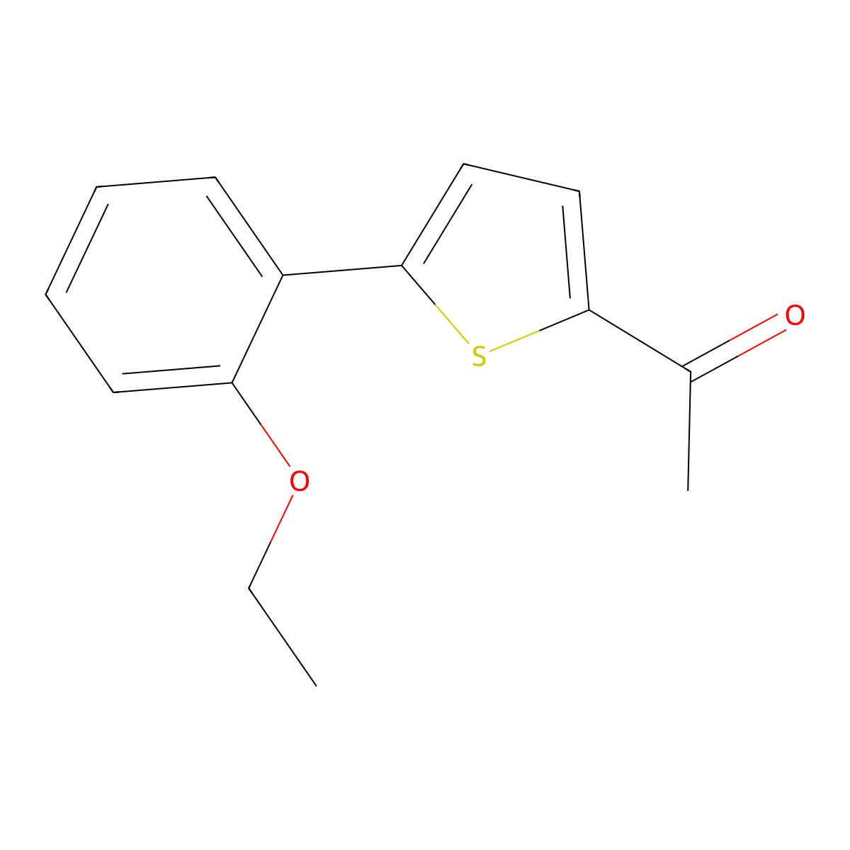 1-[5-(2-Ethoxyphenyl)-2-thienyl]ethanone molecular structure, CAS 2105891-21-0