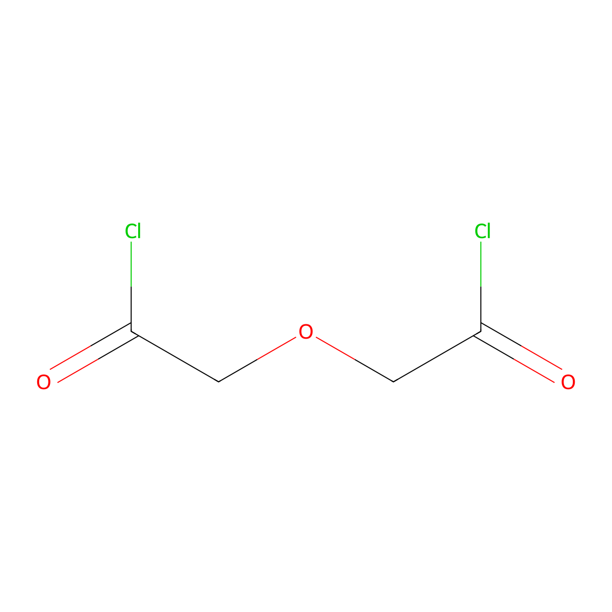 Oxydiacetyl dichloride molecular structure, CAS 21062-20-4