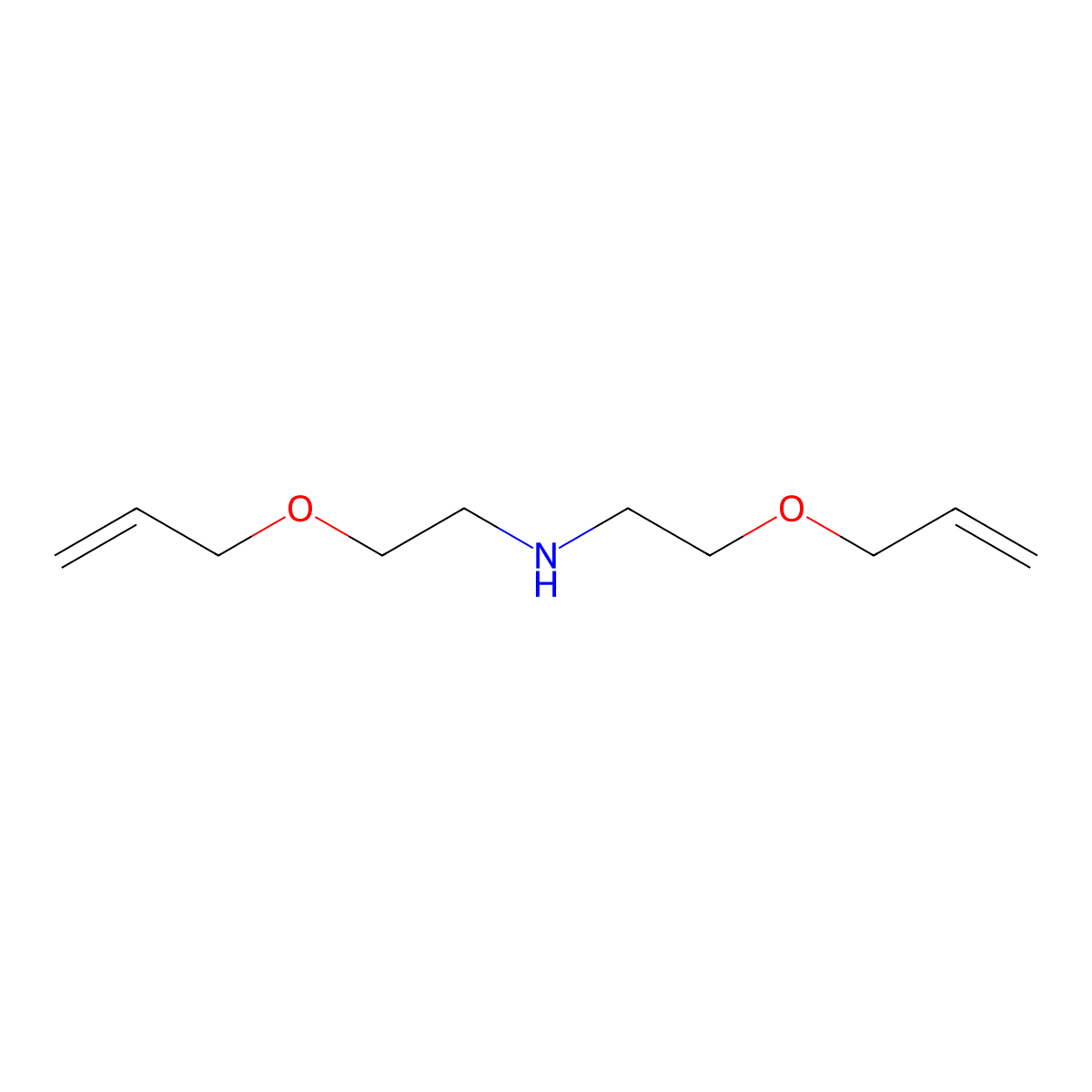 Bis-(2-allyloxy-ethyl)-amine molecular structure, CAS 210639-26-2