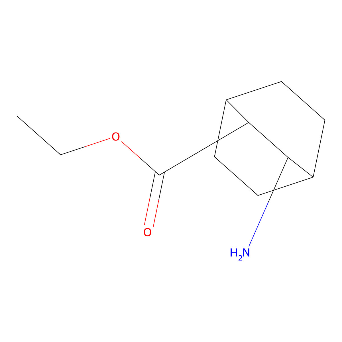 Ethyl 3-aminobicyclo[2.2.2]octane-2-carboxylate molecular structure, CAS 2106440-81-5