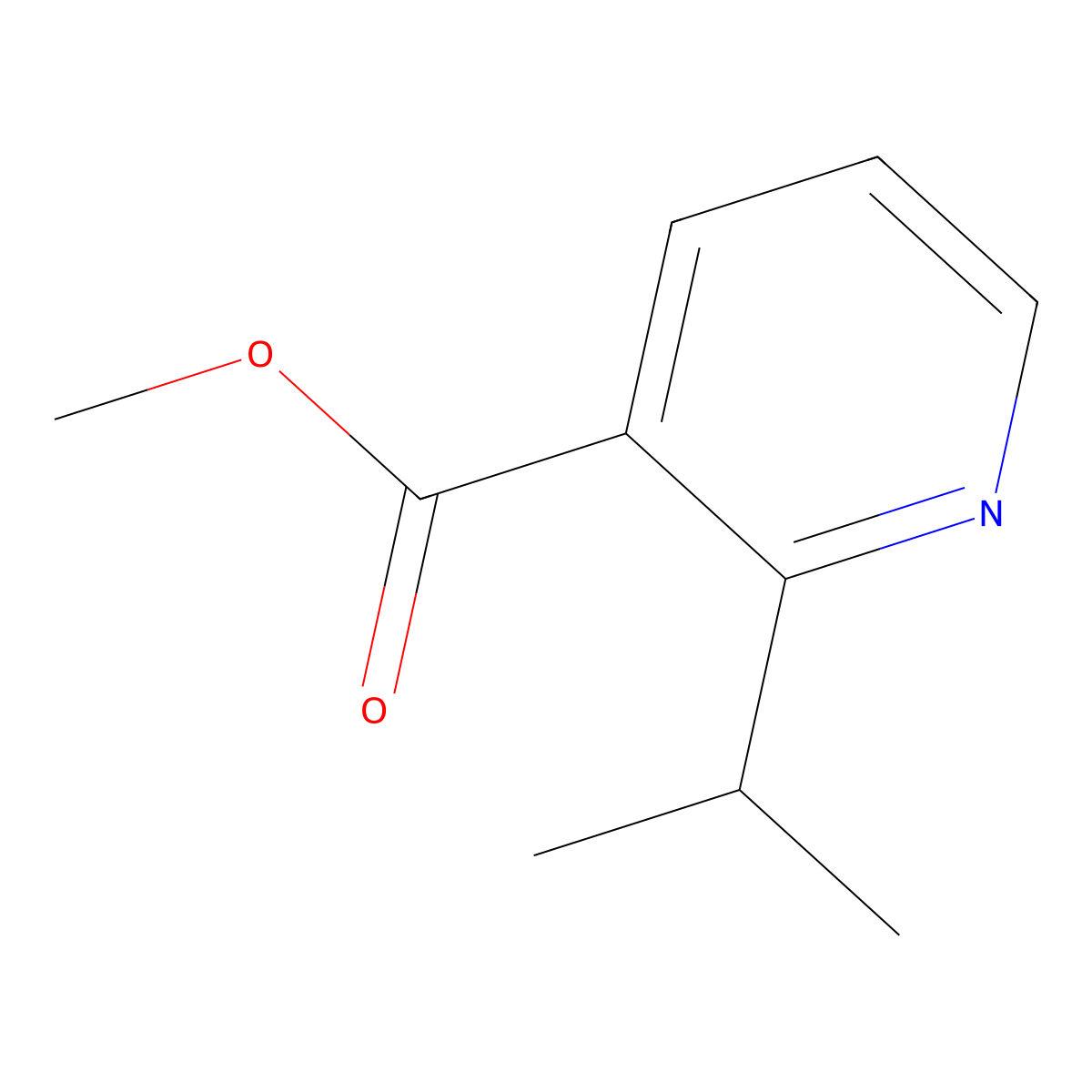 Methyl 2-isopropylnicotinate molecular structure, CAS 2106598-20-1