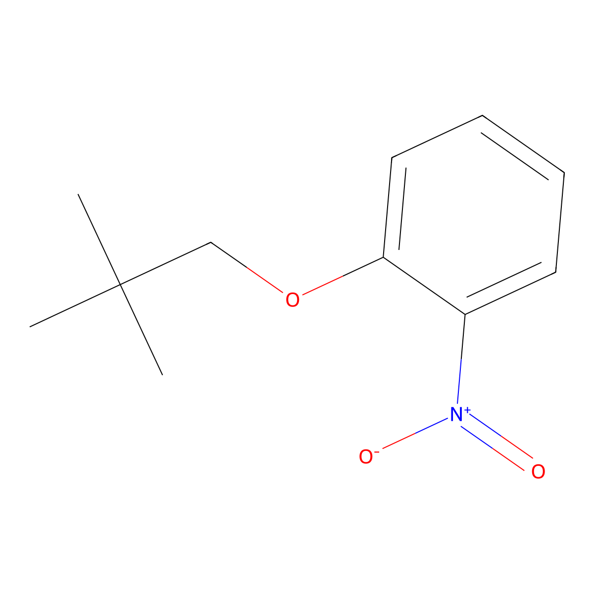 1-(Neopentyloxy)-2-nitrobenzene molecular structure, CAS 210694-00-1