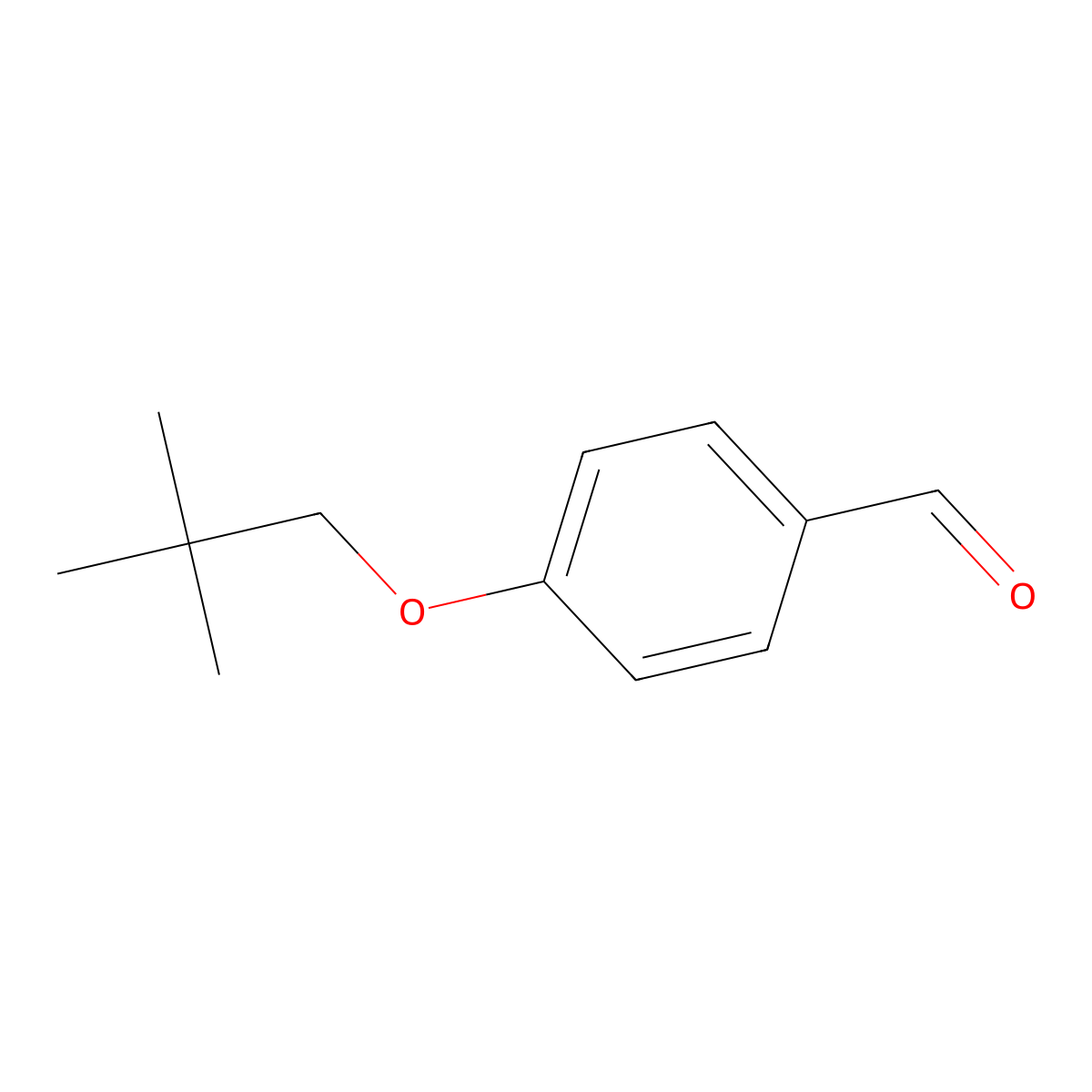 4-(2,2-Dimethylpropoxy)benzaldehyde molecular structure, CAS 210694-04-5