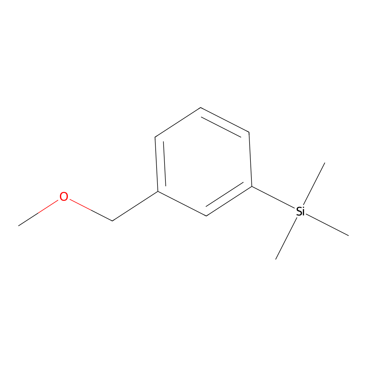 (3-(Methoxymethyl)phenyl)trimethylsilane molecular structure, CAS 2107070-32-4