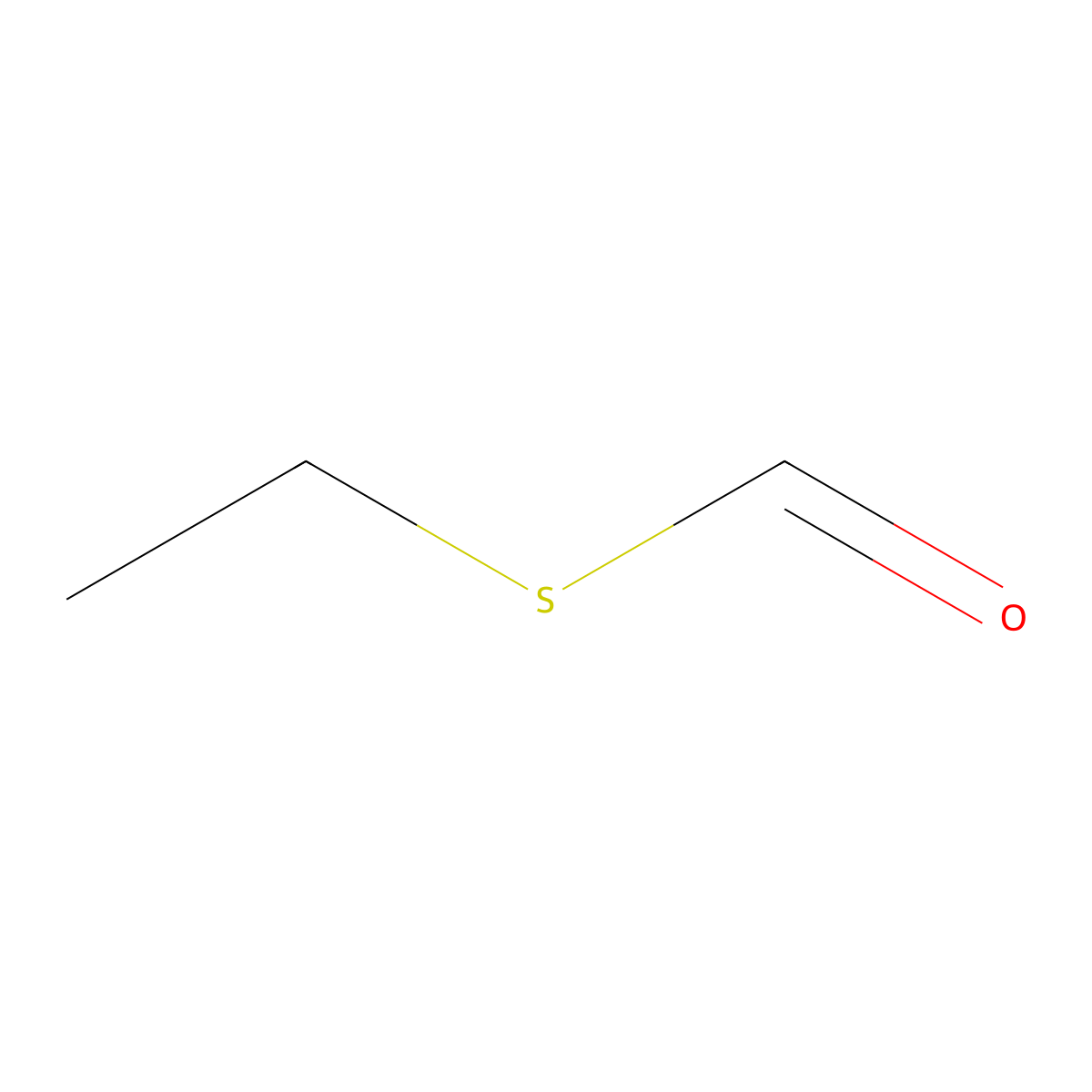 Ethyl thioformate molecular structure, CAS 21071-39-6
