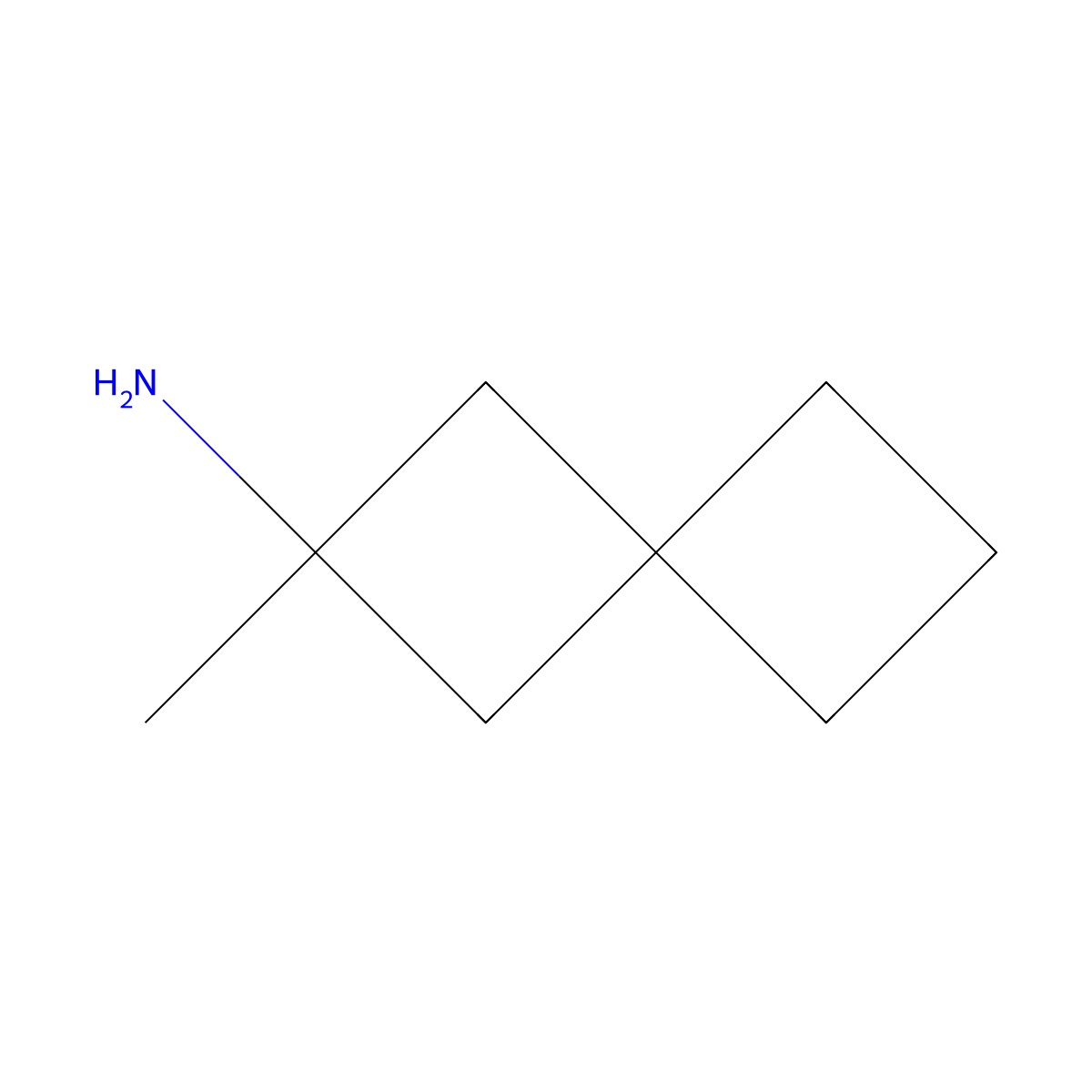 2-Methylspiro[3.3]heptan-2-amine molecular structure, CAS 2107384-89-2