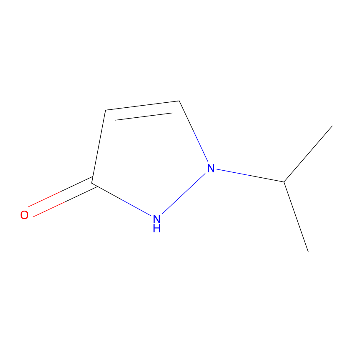 1-Isopropyl-1H-pyrazol-3-ol molecular structure, CAS 21074-39-5