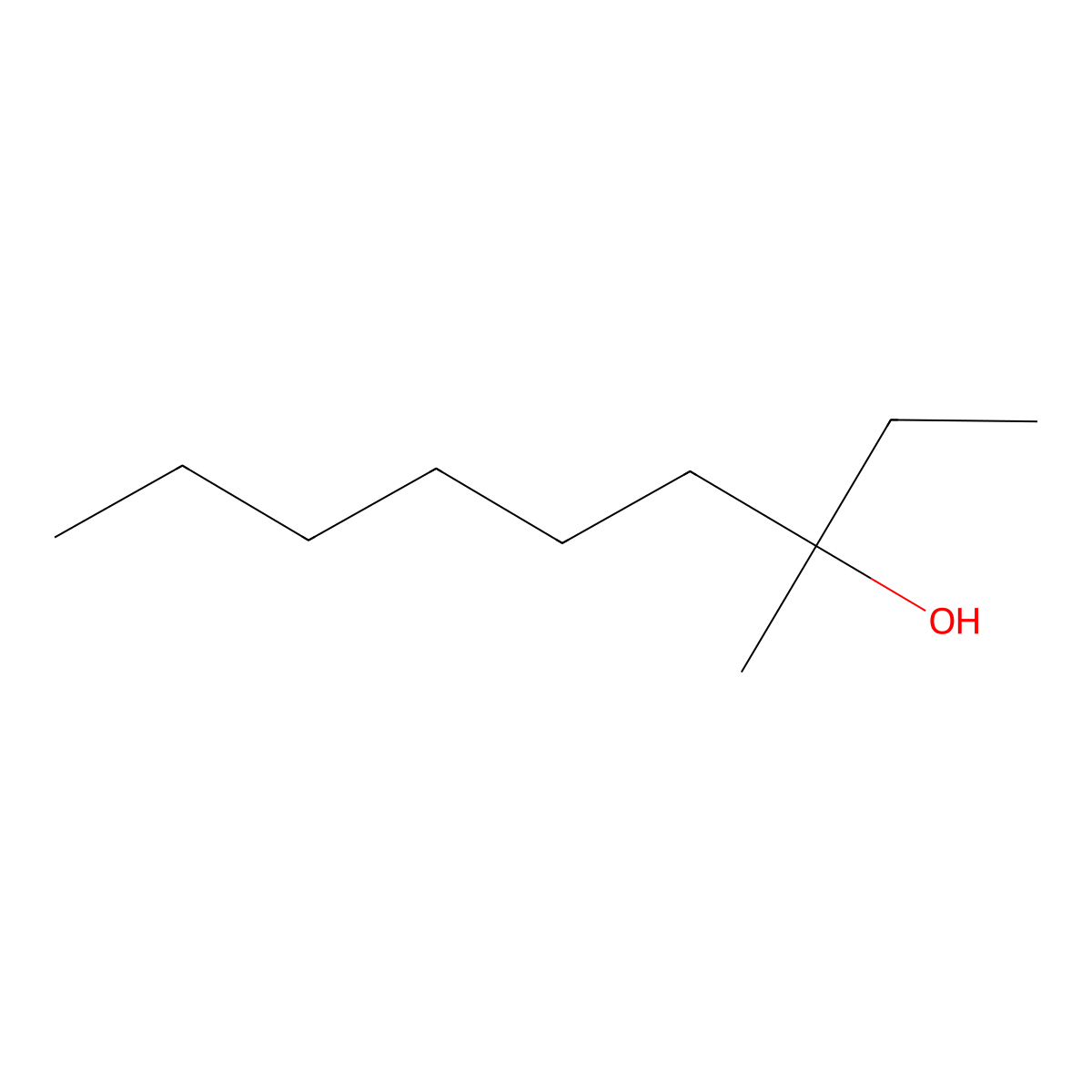 3-Nonanol, 3-methyl- molecular structure, CAS 21078-72-8