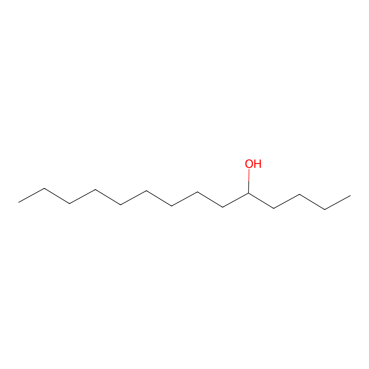 5-Tetradecanol molecular structure, CAS 21078-83-1