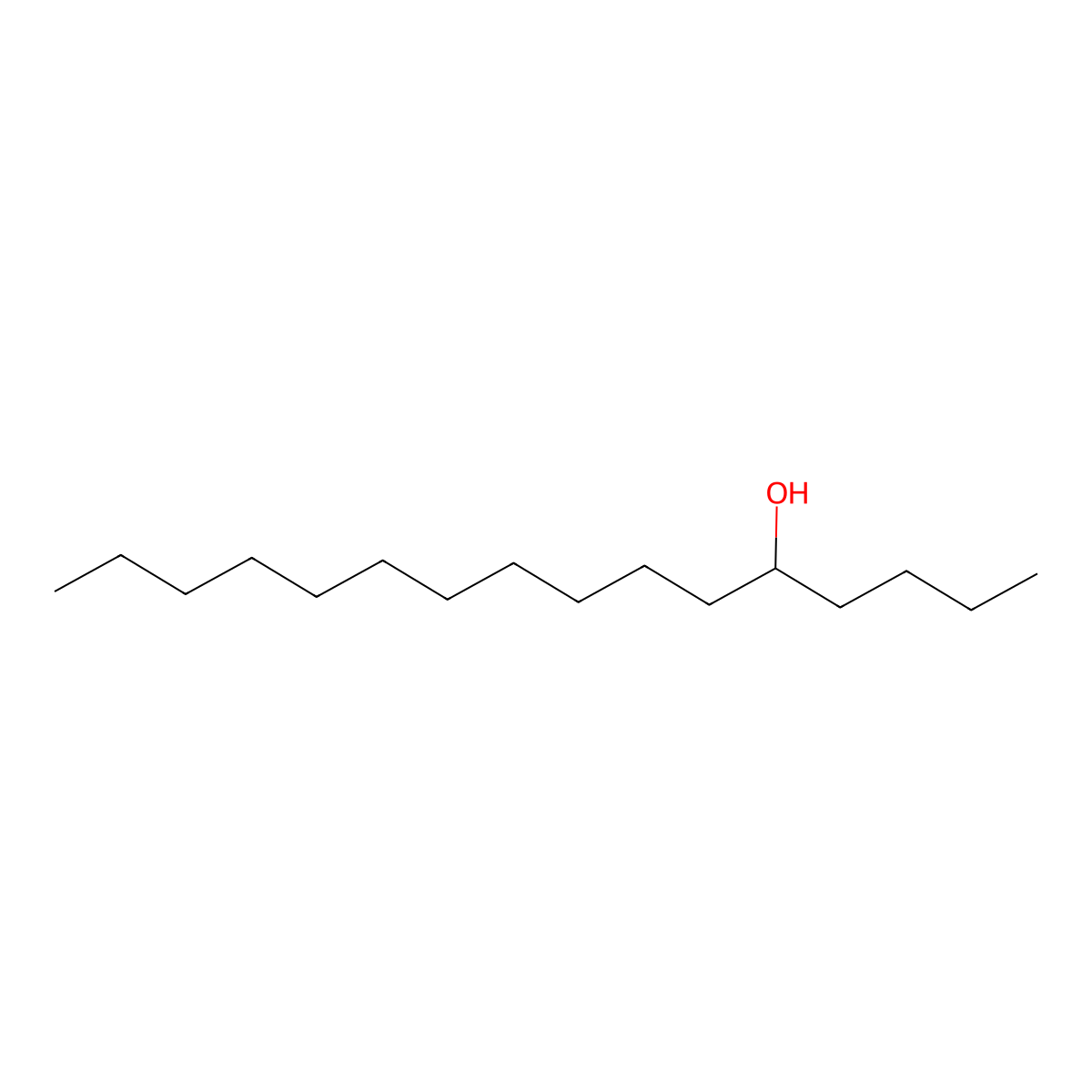 5-Hexadecanol molecular structure, CAS 21078-87-5