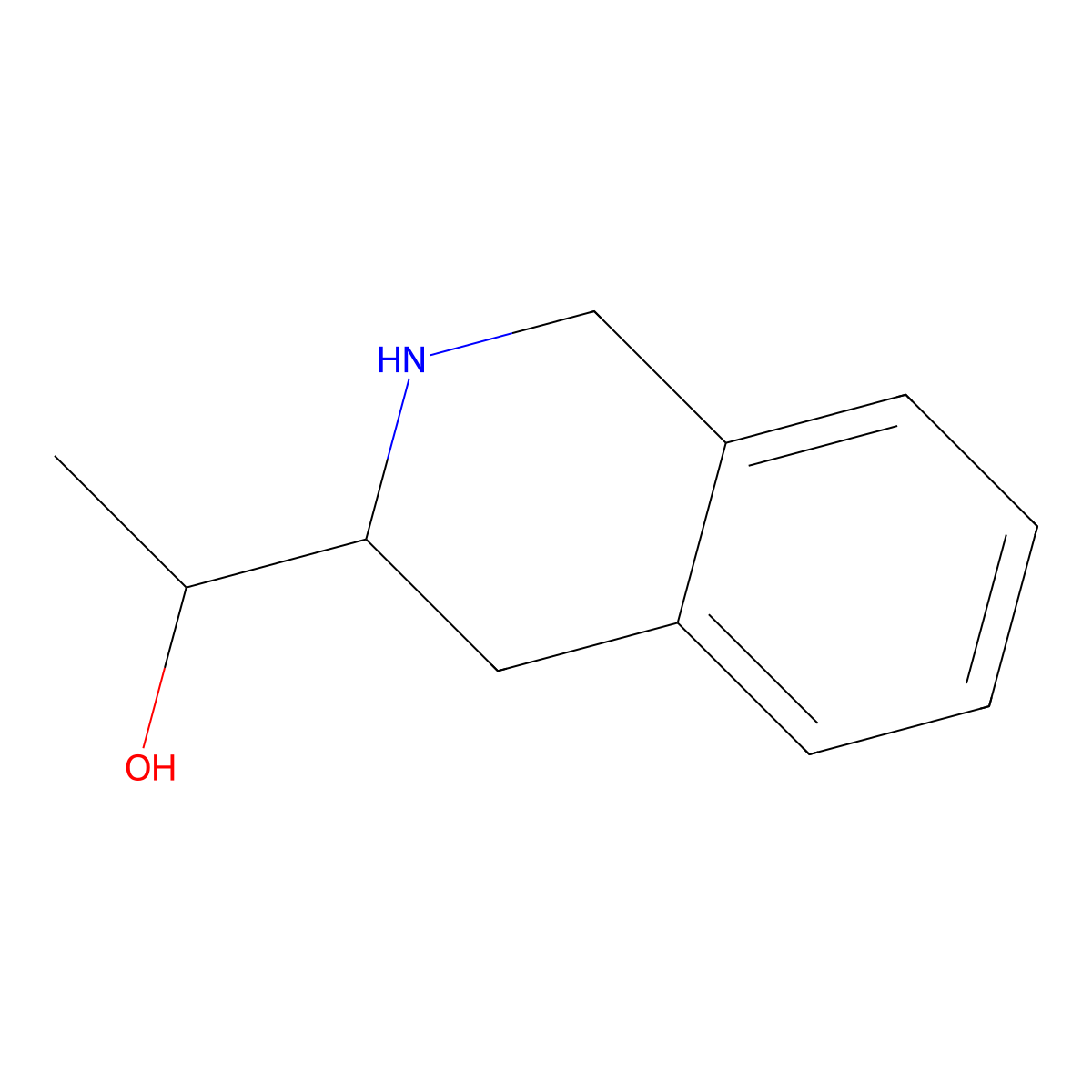 1-(1,2,3,4-Tetrahydroisoquinolin-3-yl)ethanol molecular structure, CAS 2107805-46-7